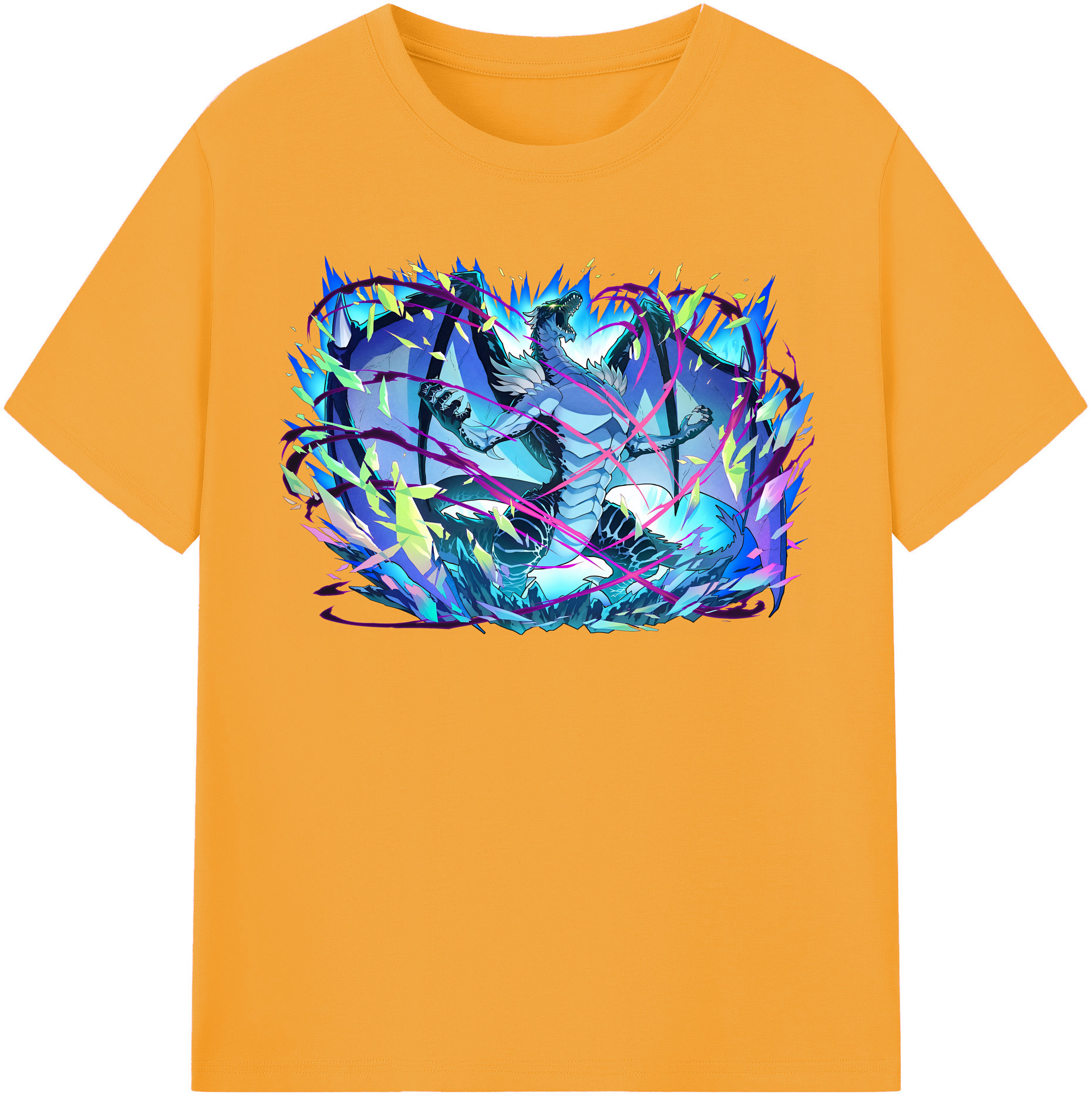 （画像用） 転スラ Regarding Reincarnated to Slime 綿100％半袖Tシャツ（フロントプリント）