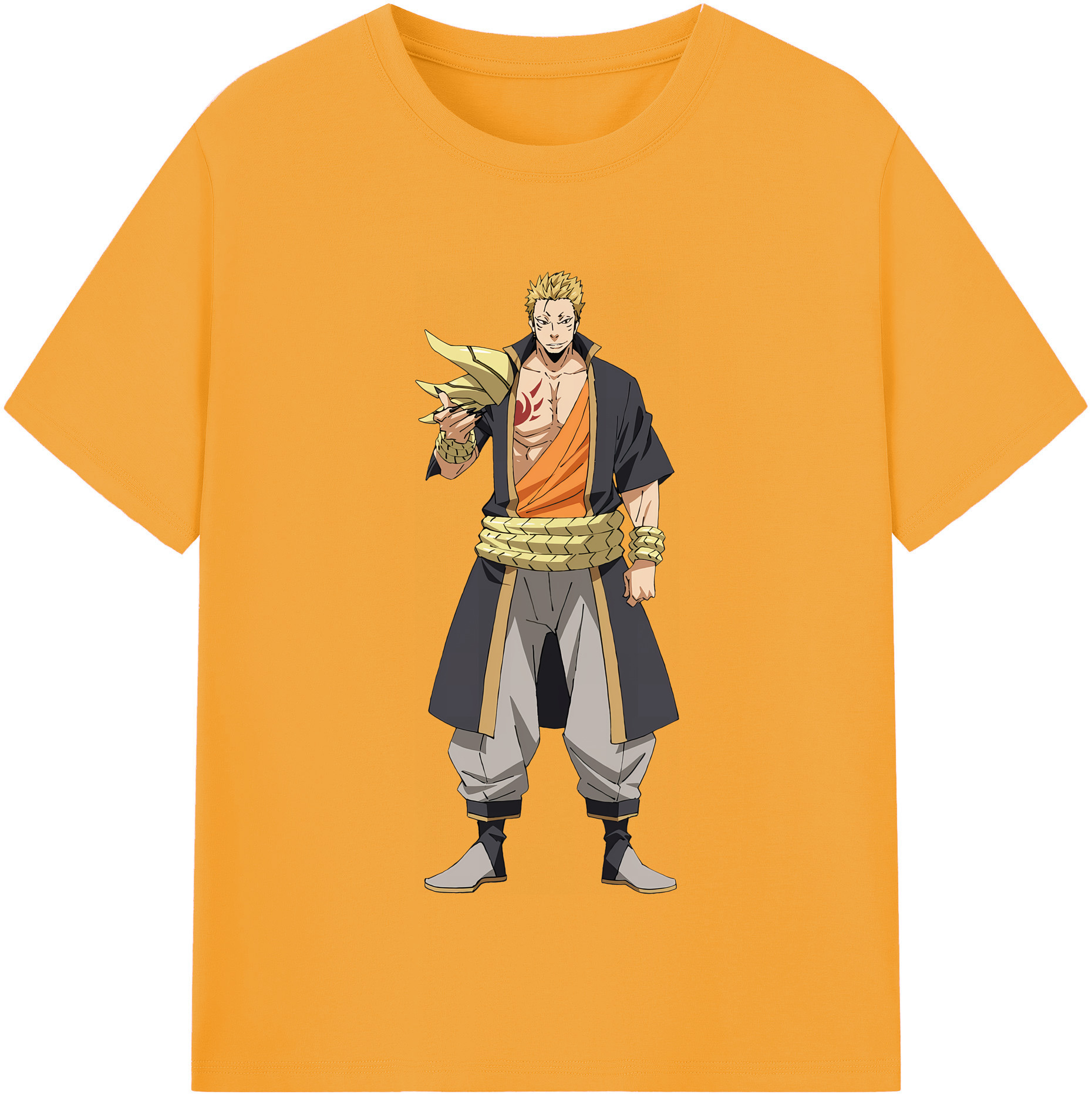 （画像用） 転スラ Regarding Reincarnated to Slime 綿100％半袖Tシャツ（フロントプリント）