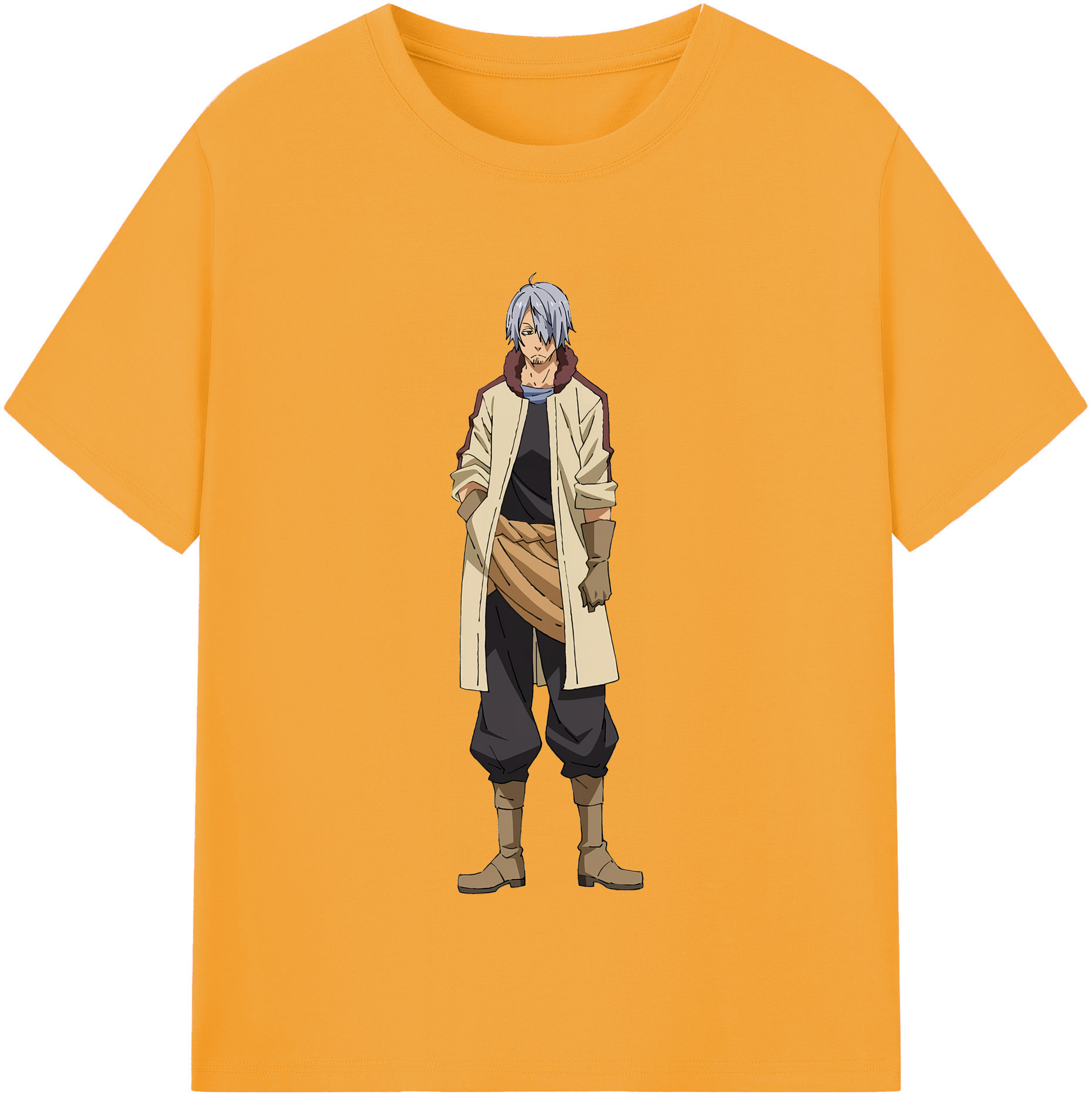 （画像用） 転スラ Regarding Reincarnated to Slime 綿100％半袖Tシャツ（フロントプリント）