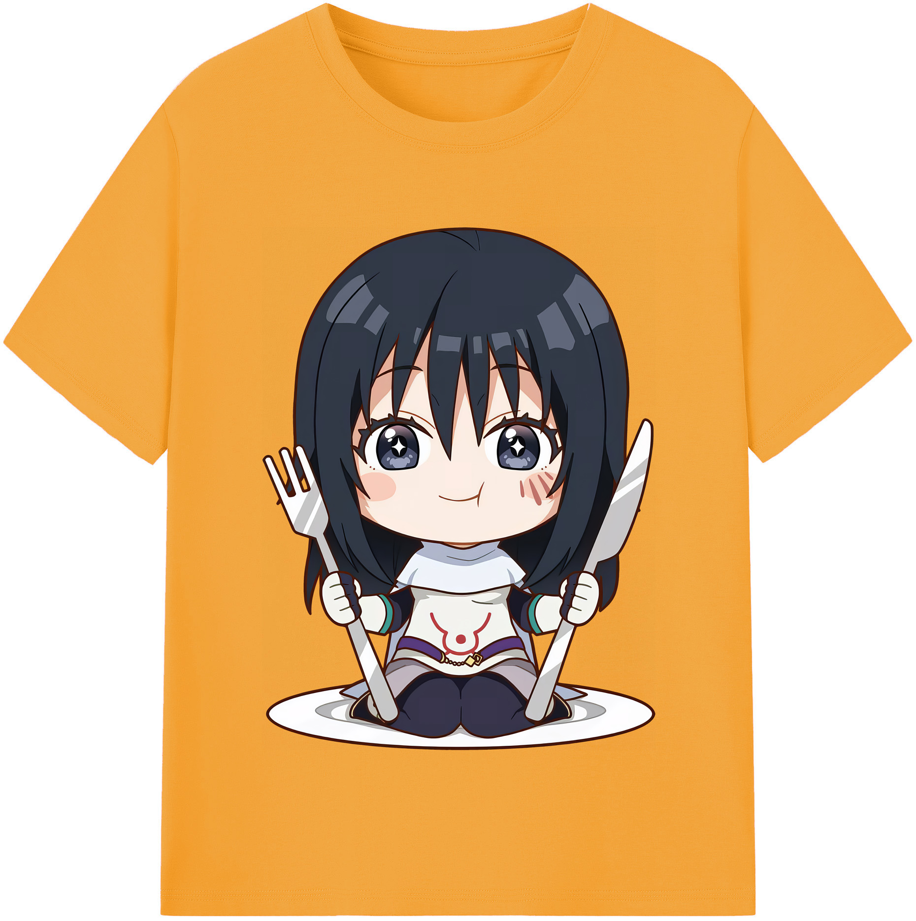 （画像用） 転スラ Regarding Reincarnated to Slime 綿100％半袖Tシャツ（フロントプリント）