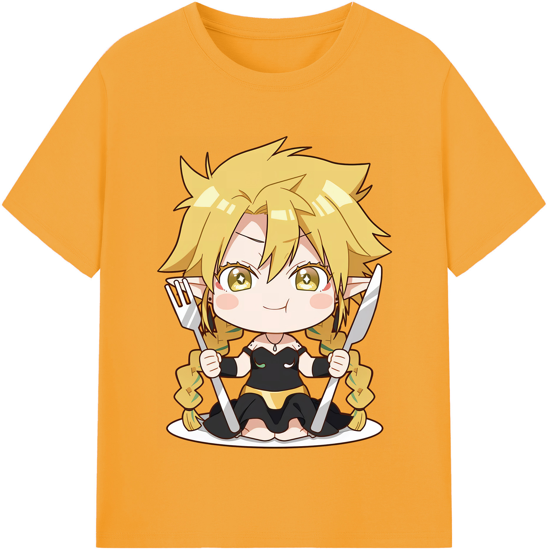 （画像用） 転スラ Regarding Reincarnated to Slime 綿100％半袖Tシャツ（フロントプリント）