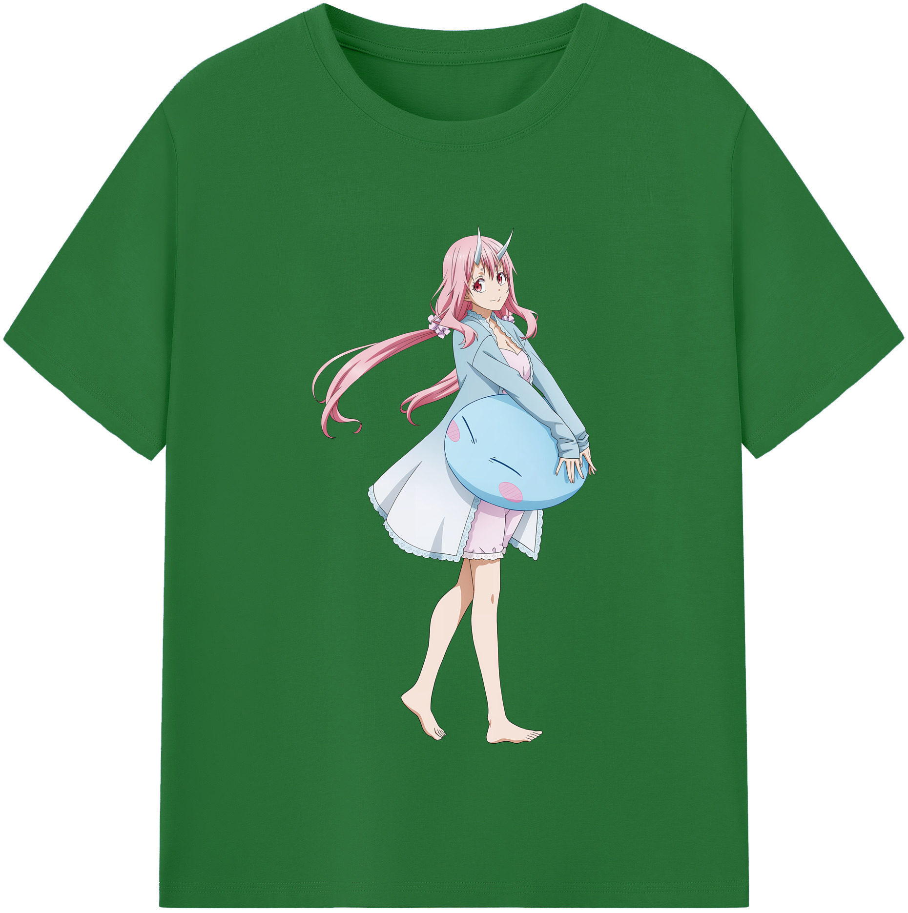 （画像用） 転スラ Regarding Reincarnated to Slime 綿100％半袖Tシャツ（フロントプリント）