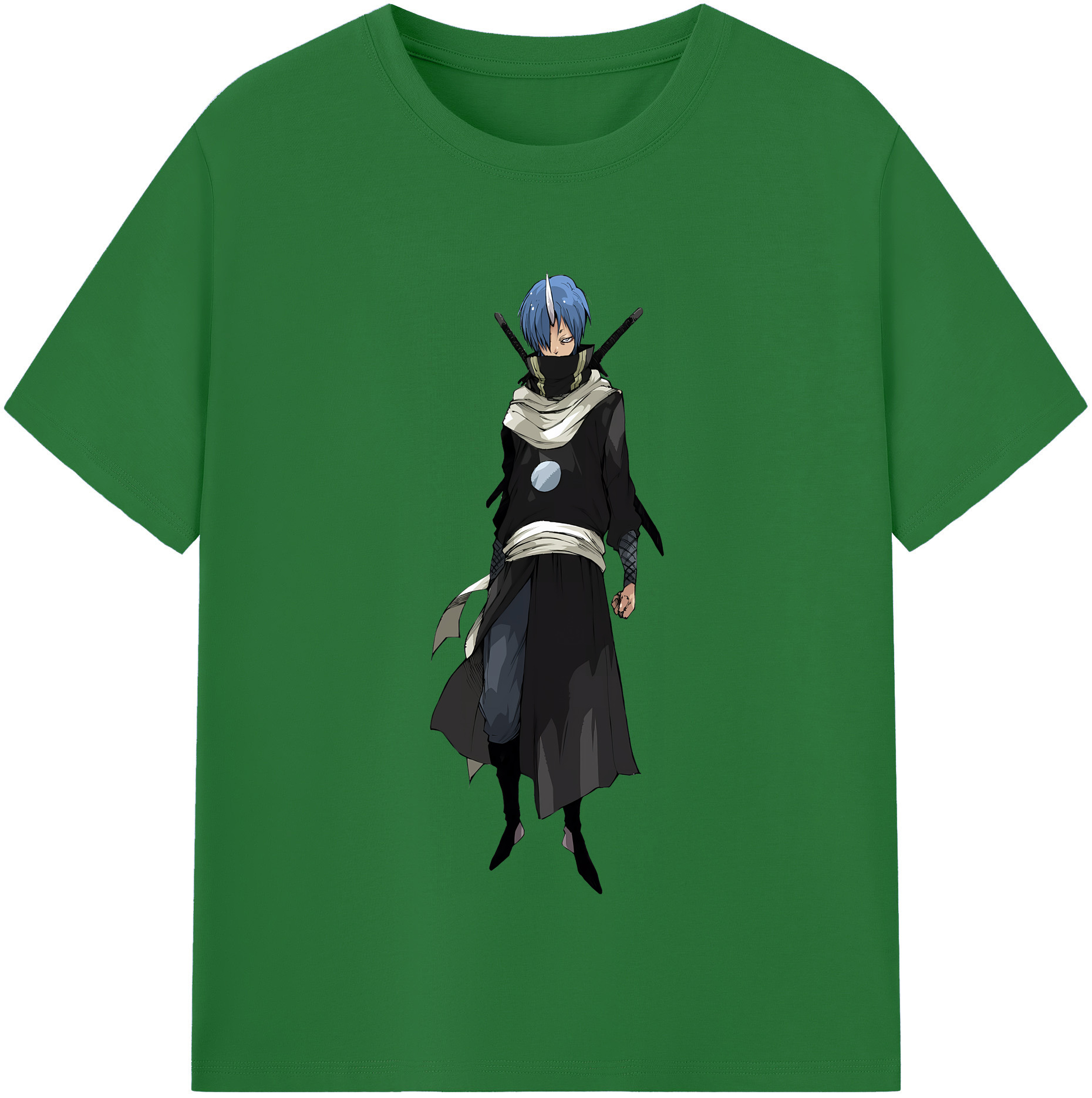 （画像用） 転スラ Regarding Reincarnated to Slime 綿100％半袖Tシャツ（フロントプリント）