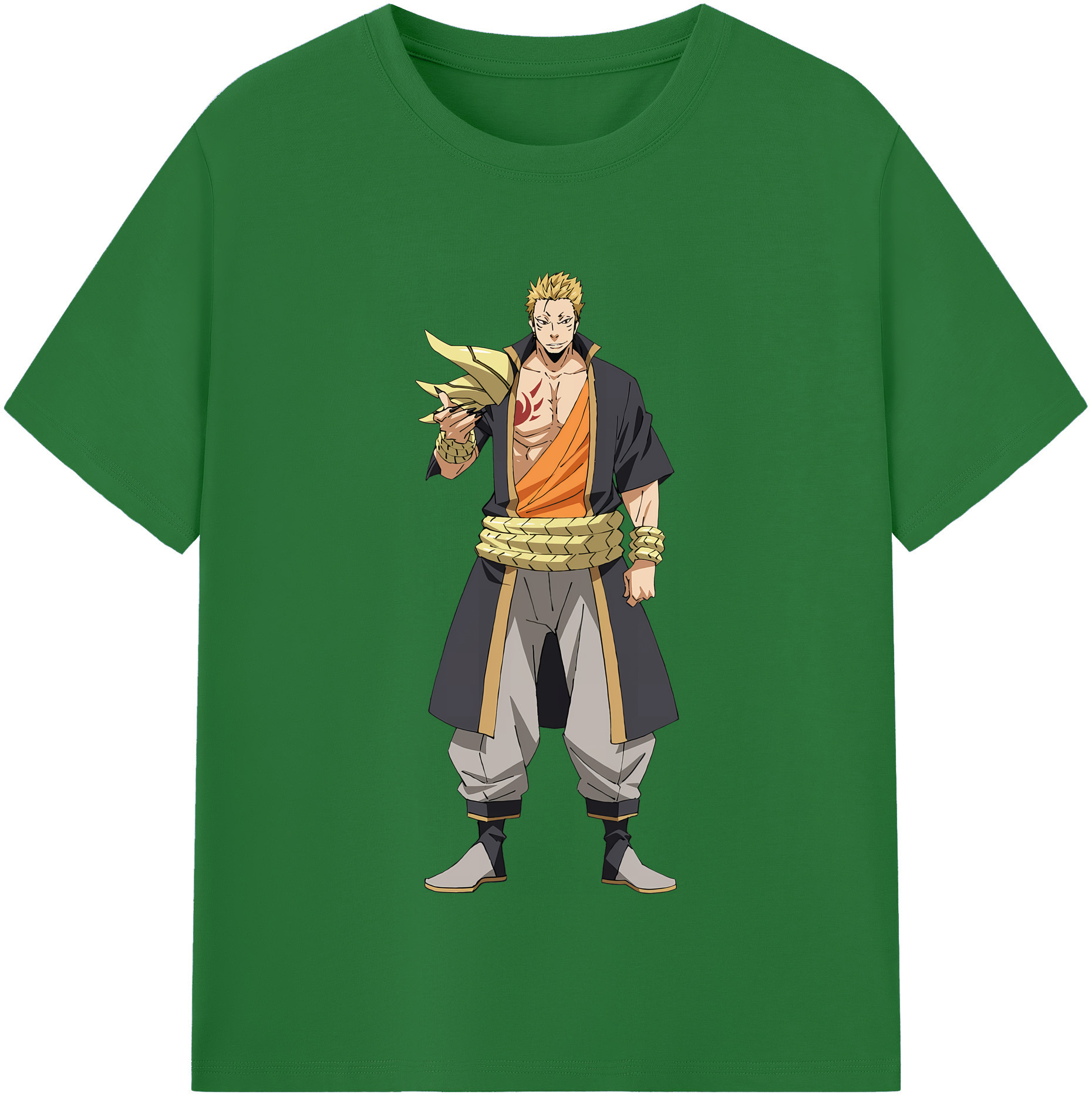 （画像用） 転スラ Regarding Reincarnated to Slime 綿100％半袖Tシャツ（フロントプリント）