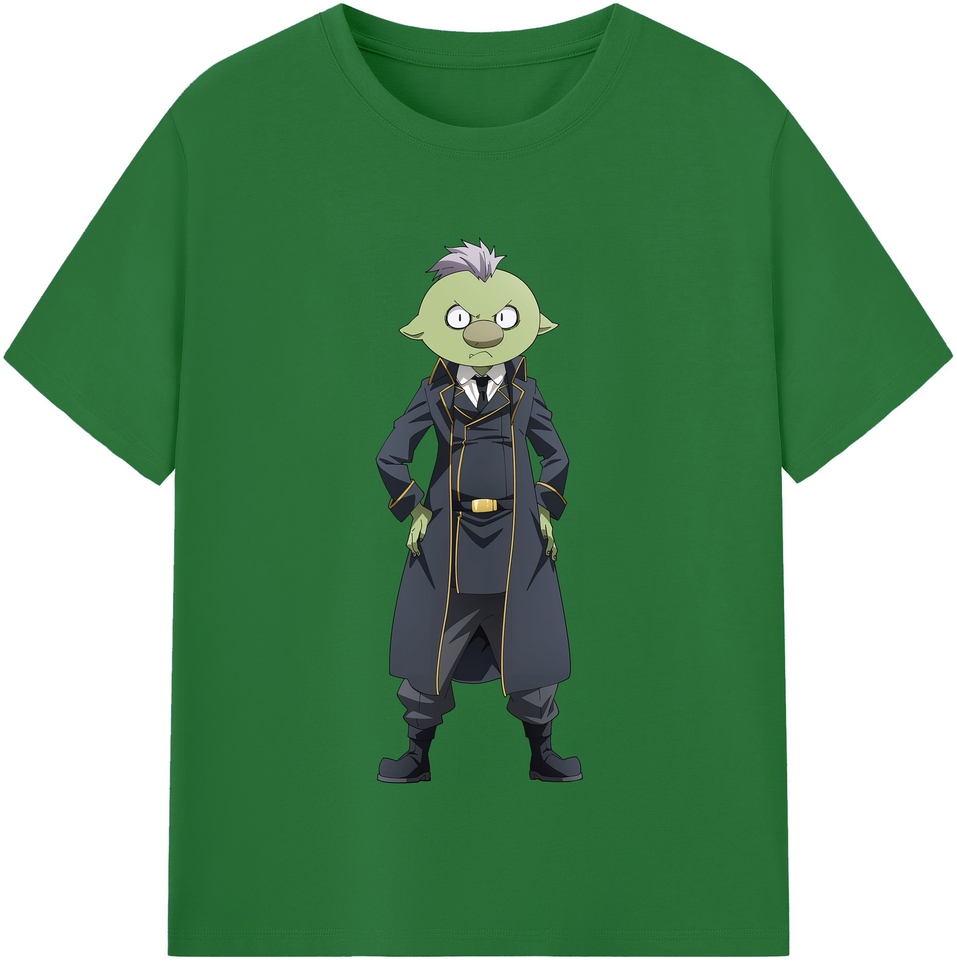 （画像用） 転スラ Regarding Reincarnated to Slime 綿100％半袖Tシャツ（フロントプリント）