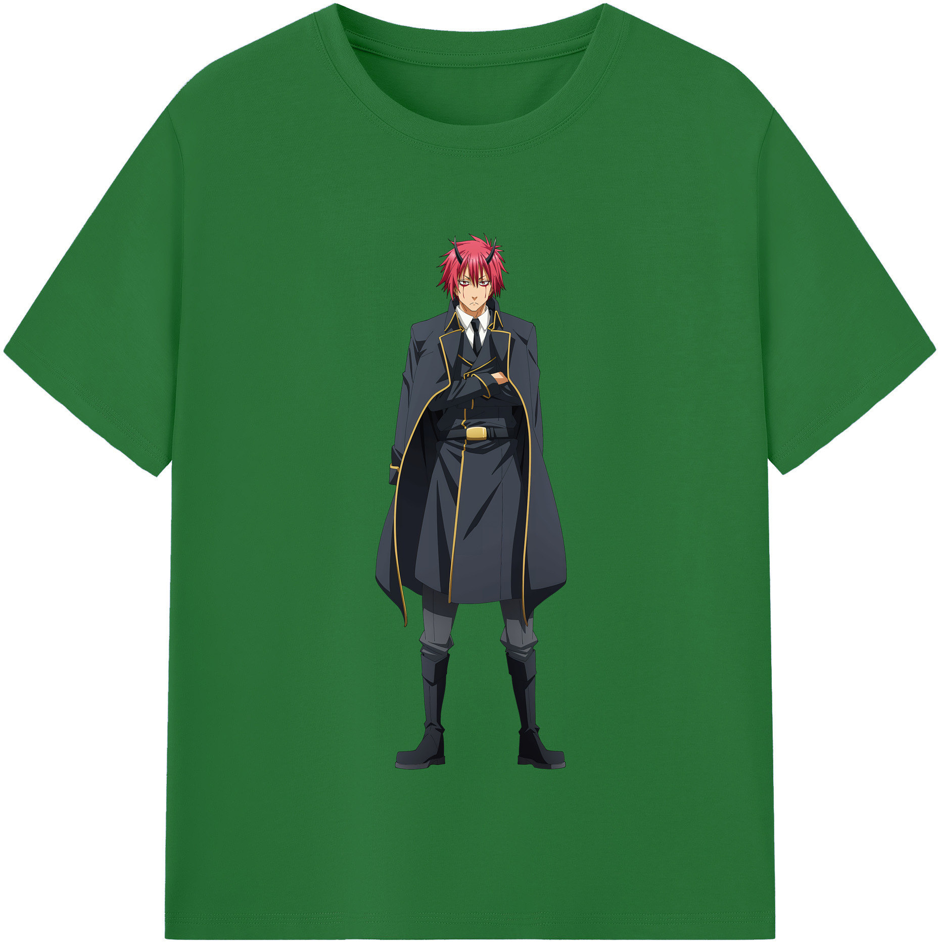 （画像用） 転スラ Regarding Reincarnated to Slime 綿100％半袖Tシャツ（フロントプリント）