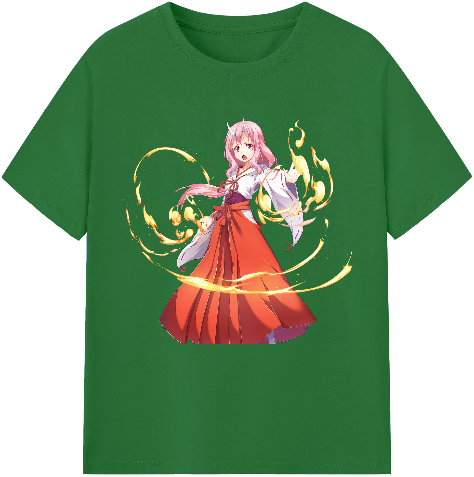 （画像用） 転スラ Regarding Reincarnated to Slime 綿100％半袖Tシャツ（フロントプリント）