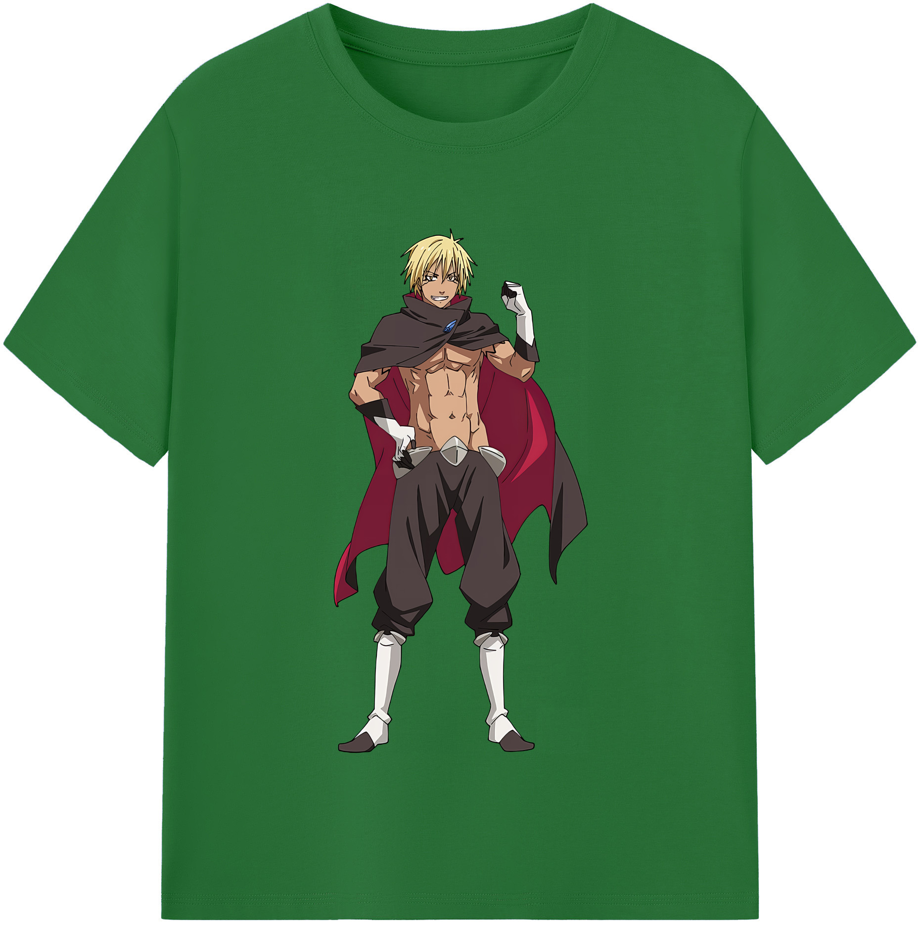 （画像用） 転スラ Regarding Reincarnated to Slime 綿100％半袖Tシャツ（フロントプリント）