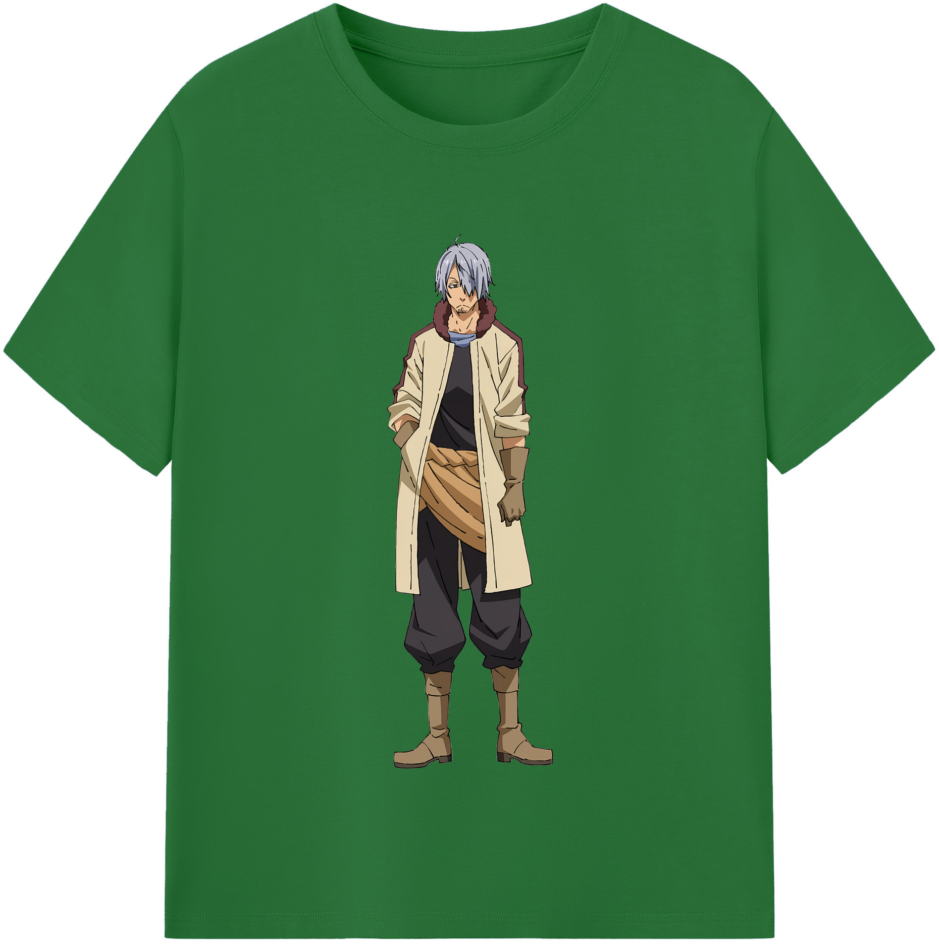 （画像用） 転スラ Regarding Reincarnated to Slime 綿100％半袖Tシャツ（フロントプリント）