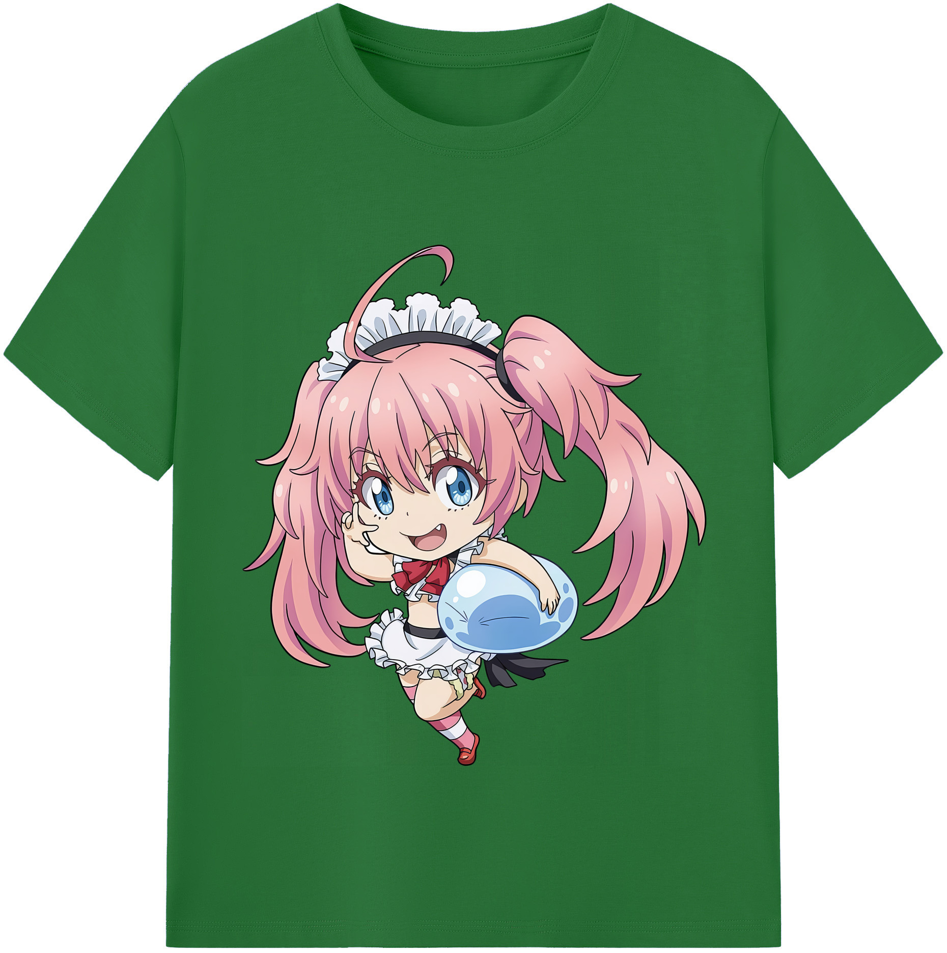 （画像用） 転スラ Regarding Reincarnated to Slime 綿100％半袖Tシャツ（フロントプリント）
