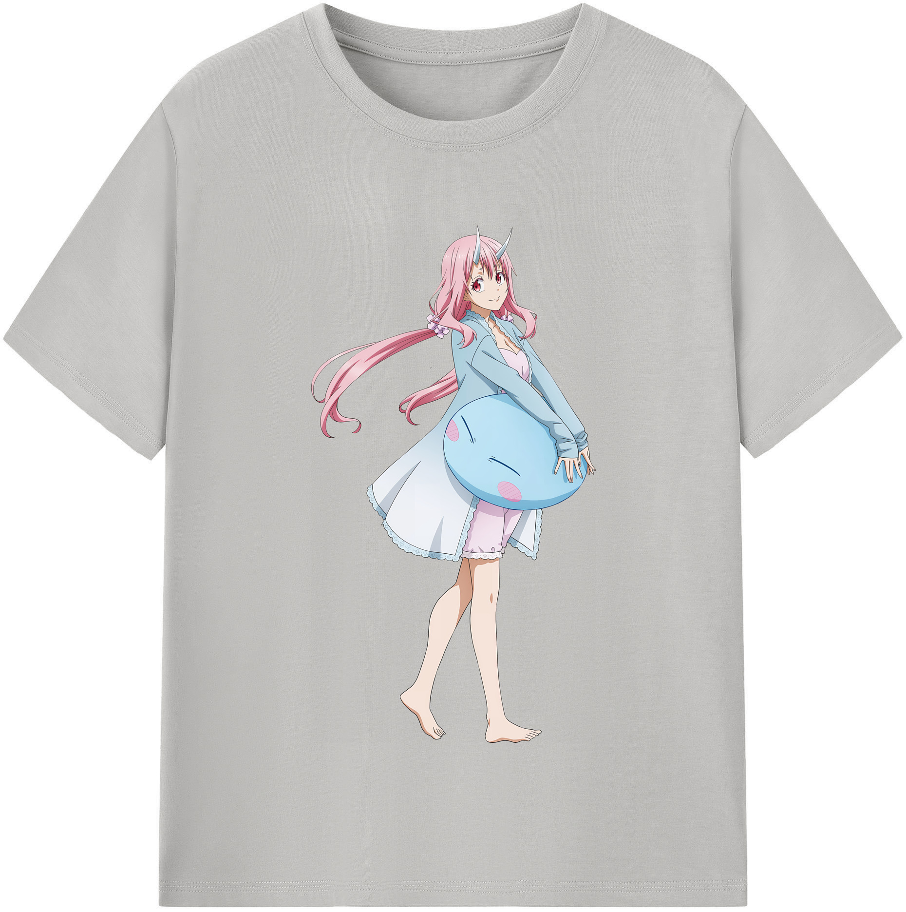（画像用） 転スラ Regarding Reincarnated to Slime 綿100％半袖Tシャツ（フロントプリント）