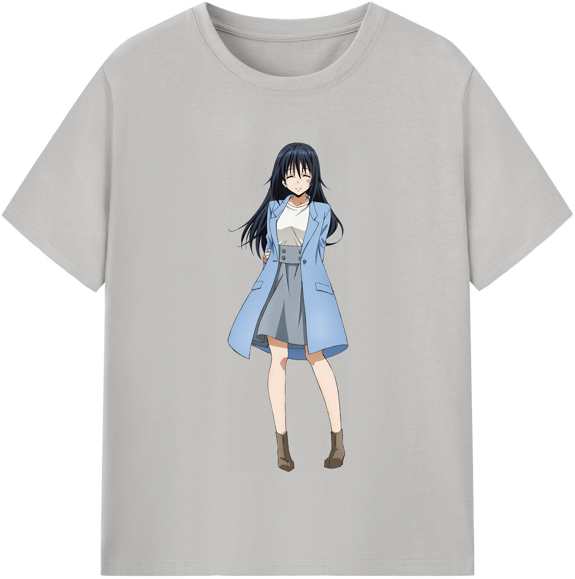 （画像用） 転スラ Regarding Reincarnated to Slime 綿100％半袖Tシャツ（フロントプリント）