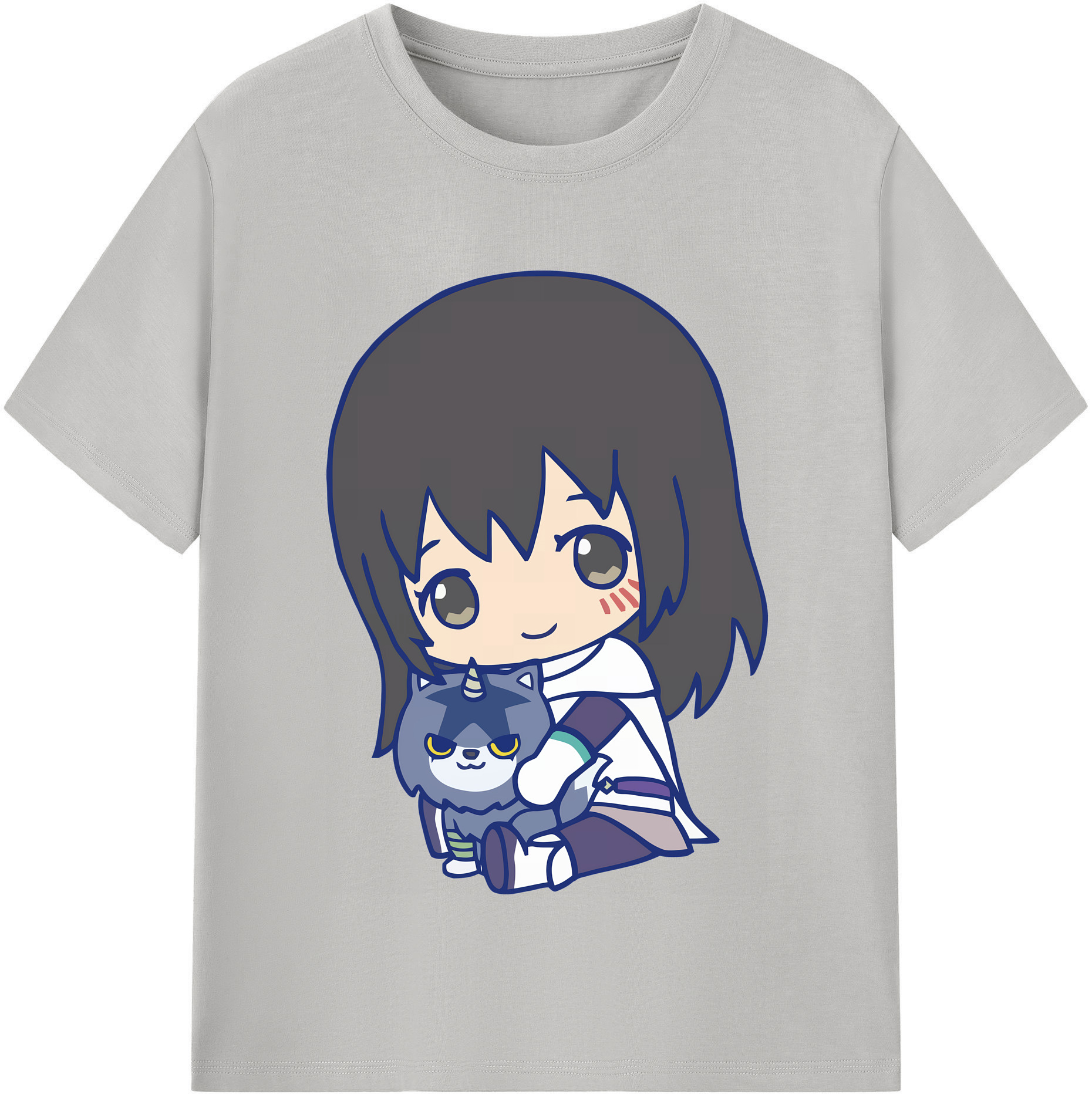 （画像用） 転スラ Regarding Reincarnated to Slime 綿100％半袖Tシャツ（フロントプリント）