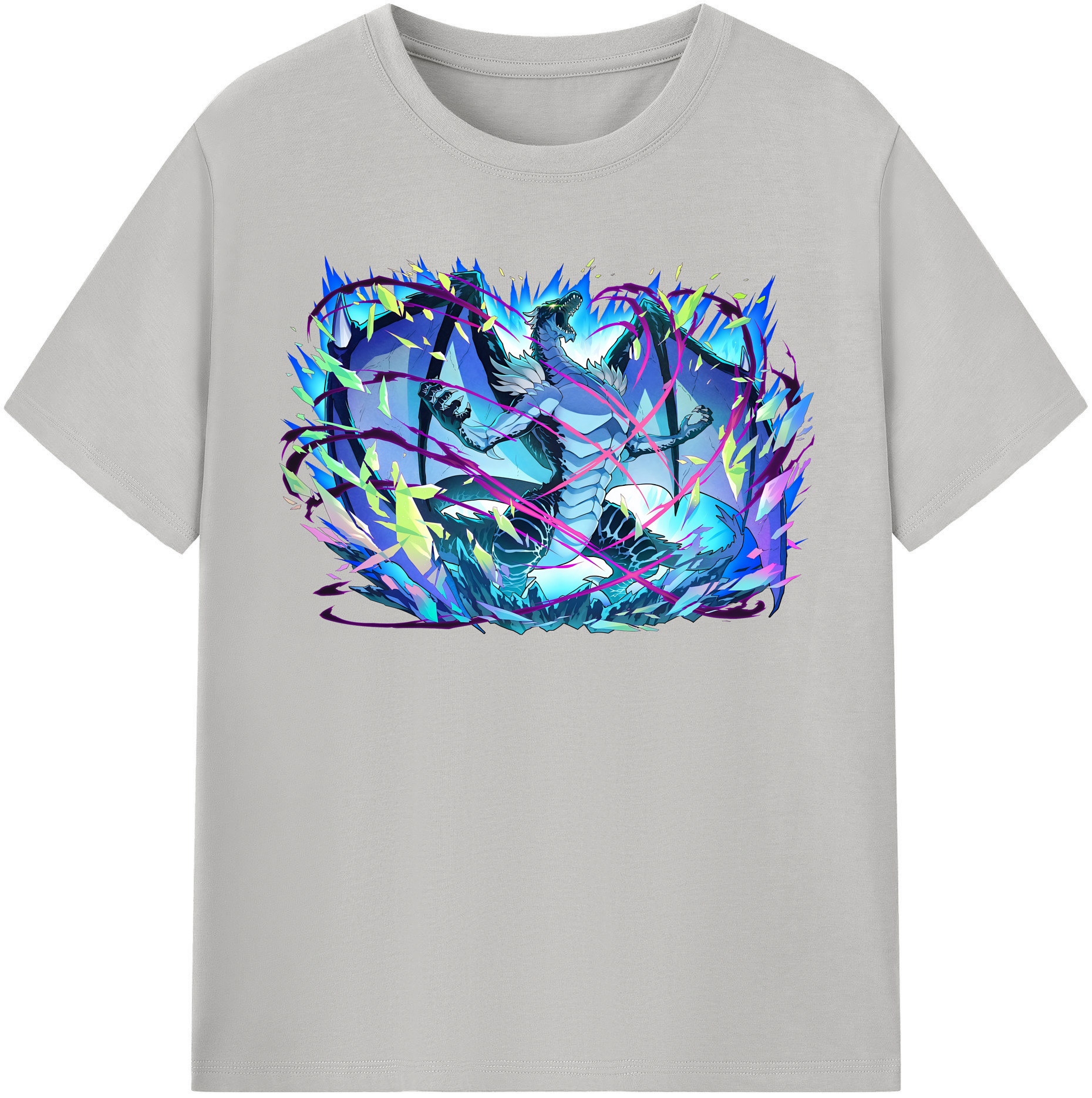 （画像用） 転スラ Regarding Reincarnated to Slime 綿100％半袖Tシャツ（フロントプリント）