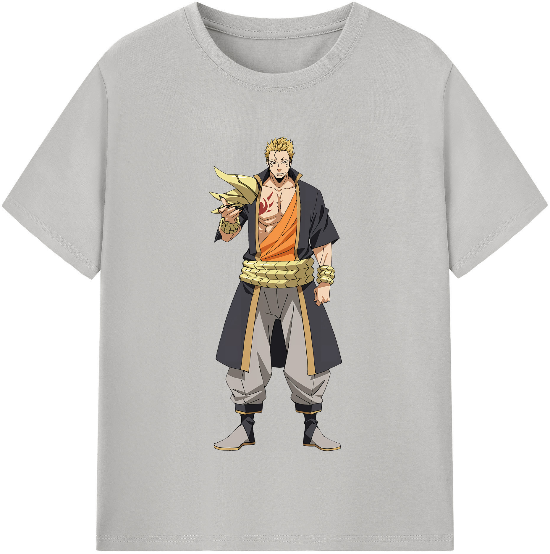 （画像用） 転スラ Regarding Reincarnated to Slime 綿100％半袖Tシャツ（フロントプリント）
