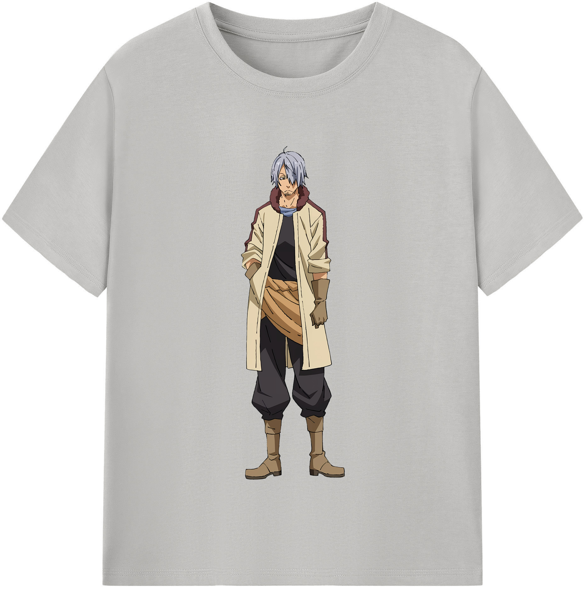 （画像用） 転スラ Regarding Reincarnated to Slime 綿100％半袖Tシャツ（フロントプリント）