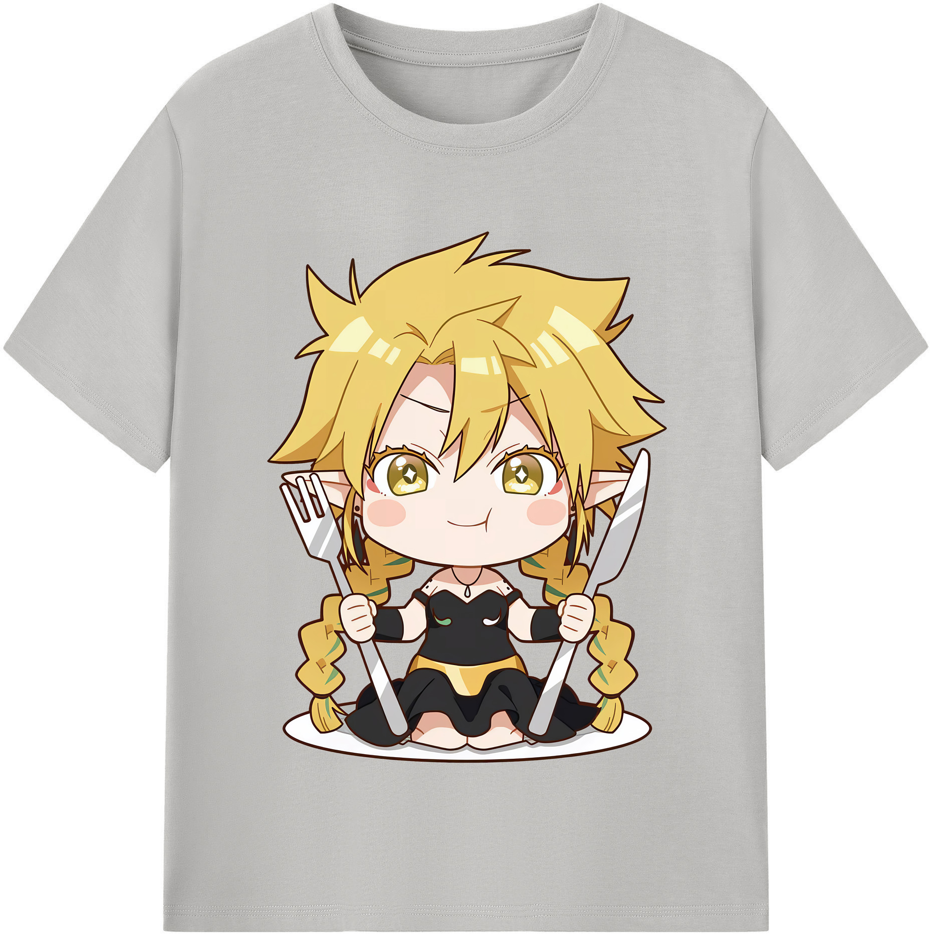 （画像用） 転スラ Regarding Reincarnated to Slime 綿100％半袖Tシャツ（フロントプリント）
