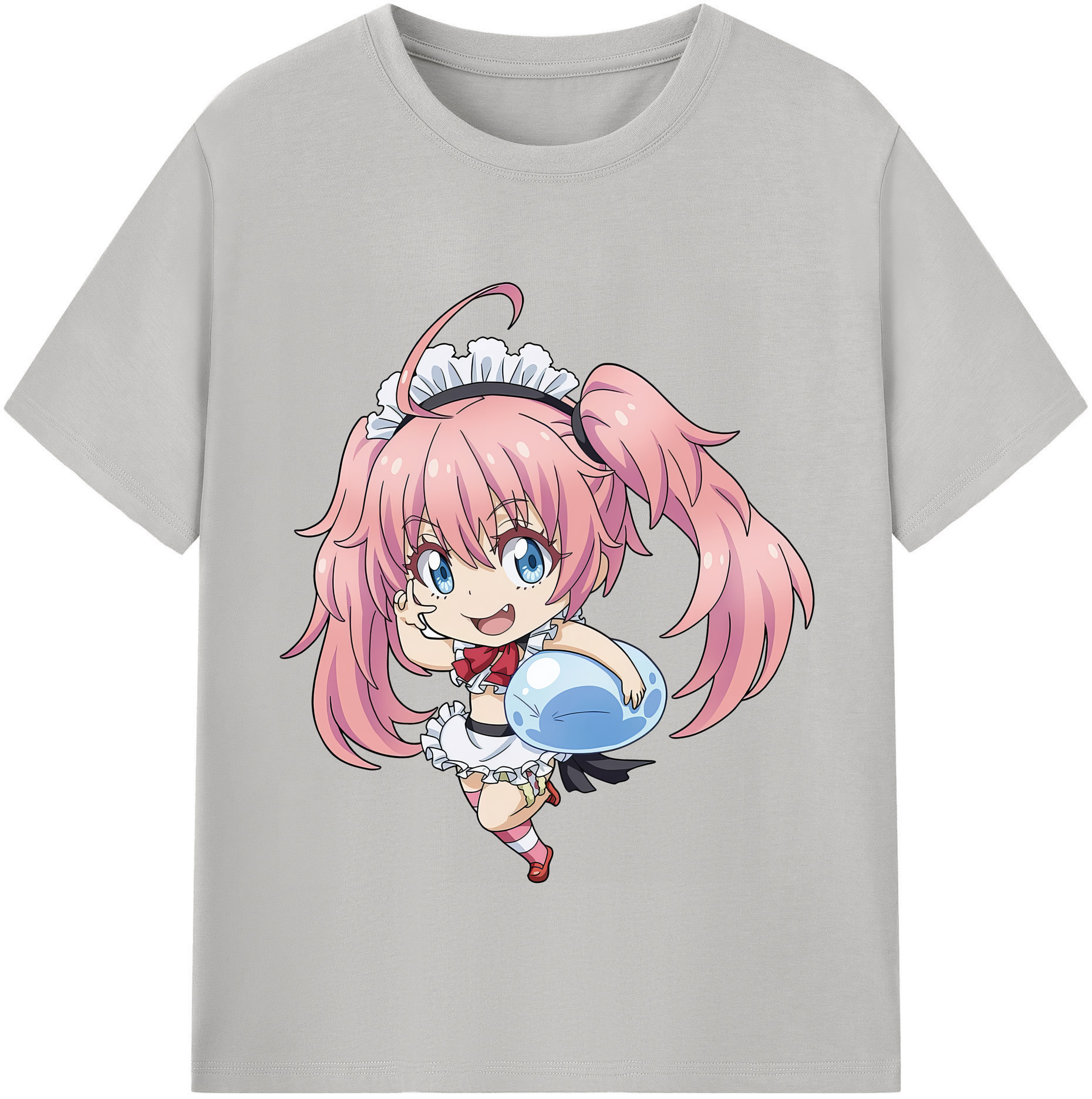 （画像用） 転スラ Regarding Reincarnated to Slime 綿100％半袖Tシャツ（フロントプリント）