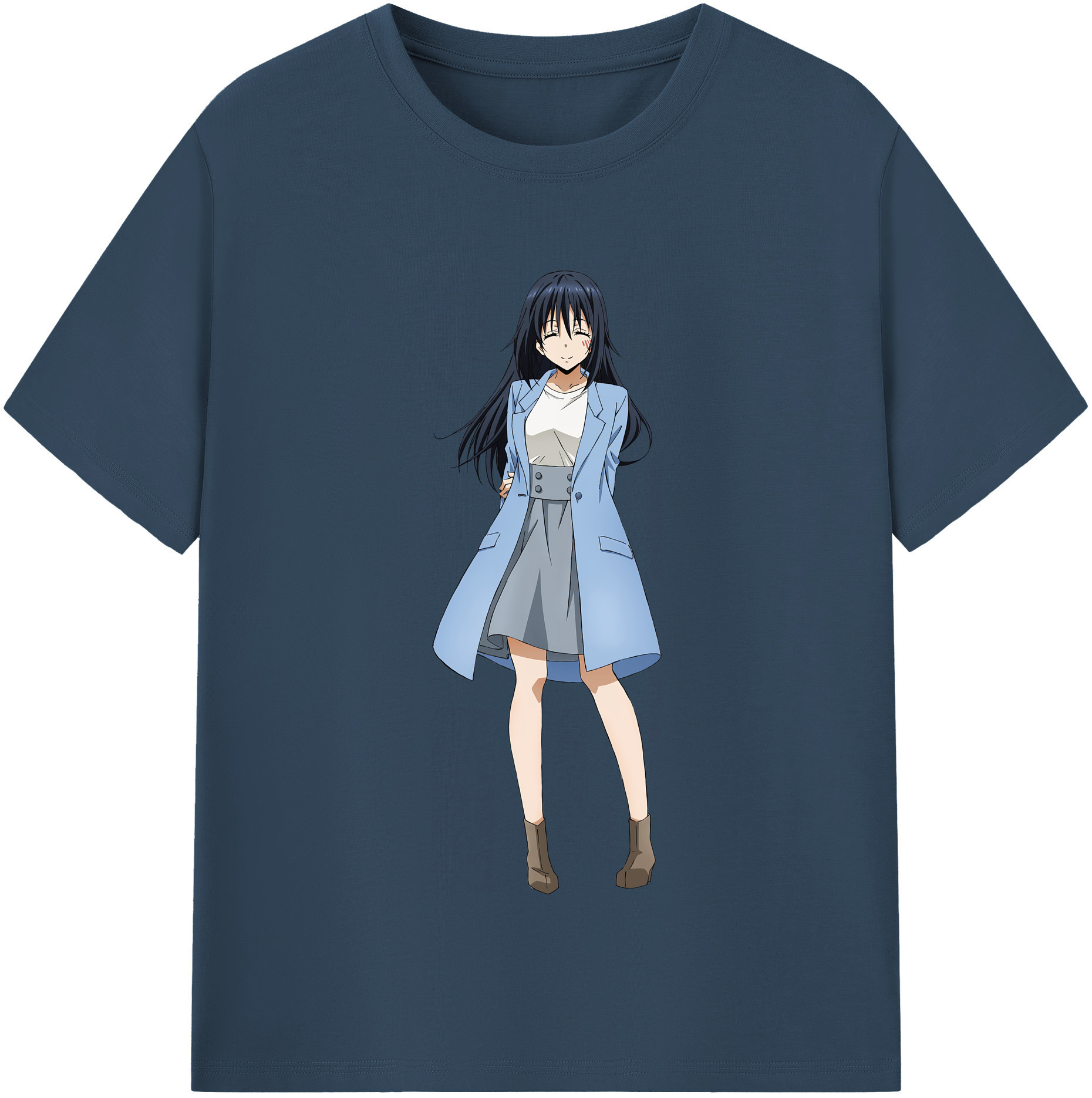 （画像用） 転スラ Regarding Reincarnated to Slime 綿100％半袖Tシャツ（フロントプリント）