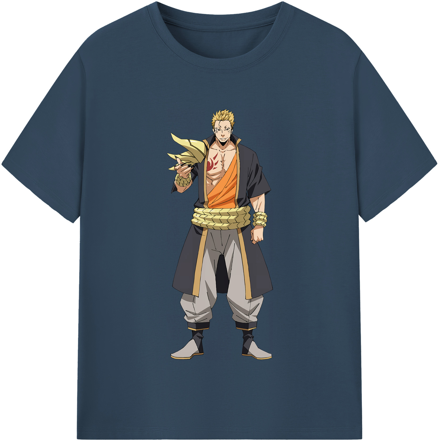 （画像用） 転スラ Regarding Reincarnated to Slime 綿100％半袖Tシャツ（フロントプリント）