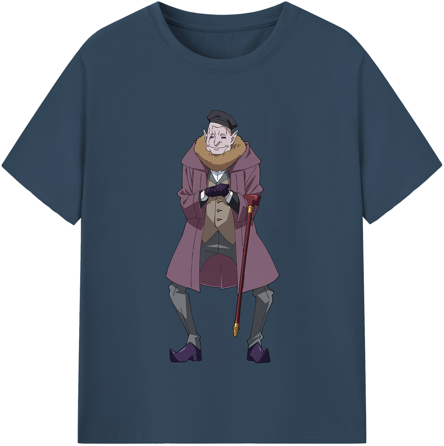 （画像用） 転スラ Regarding Reincarnated to Slime 綿100％半袖Tシャツ（フロントプリント）