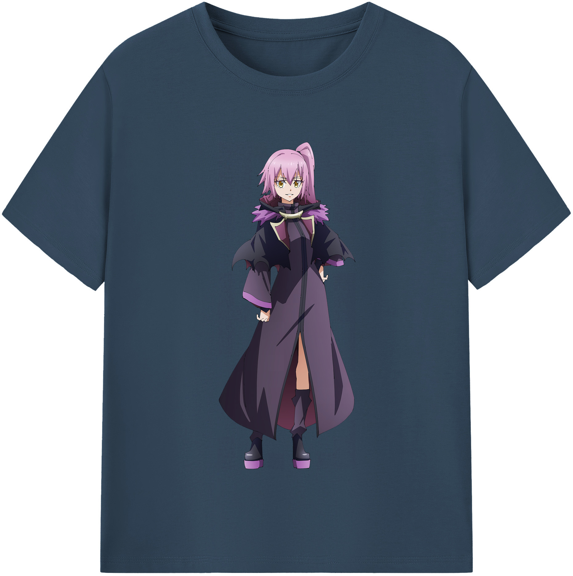 （画像用） 転スラ Regarding Reincarnated to Slime 綿100％半袖Tシャツ（フロントプリント）