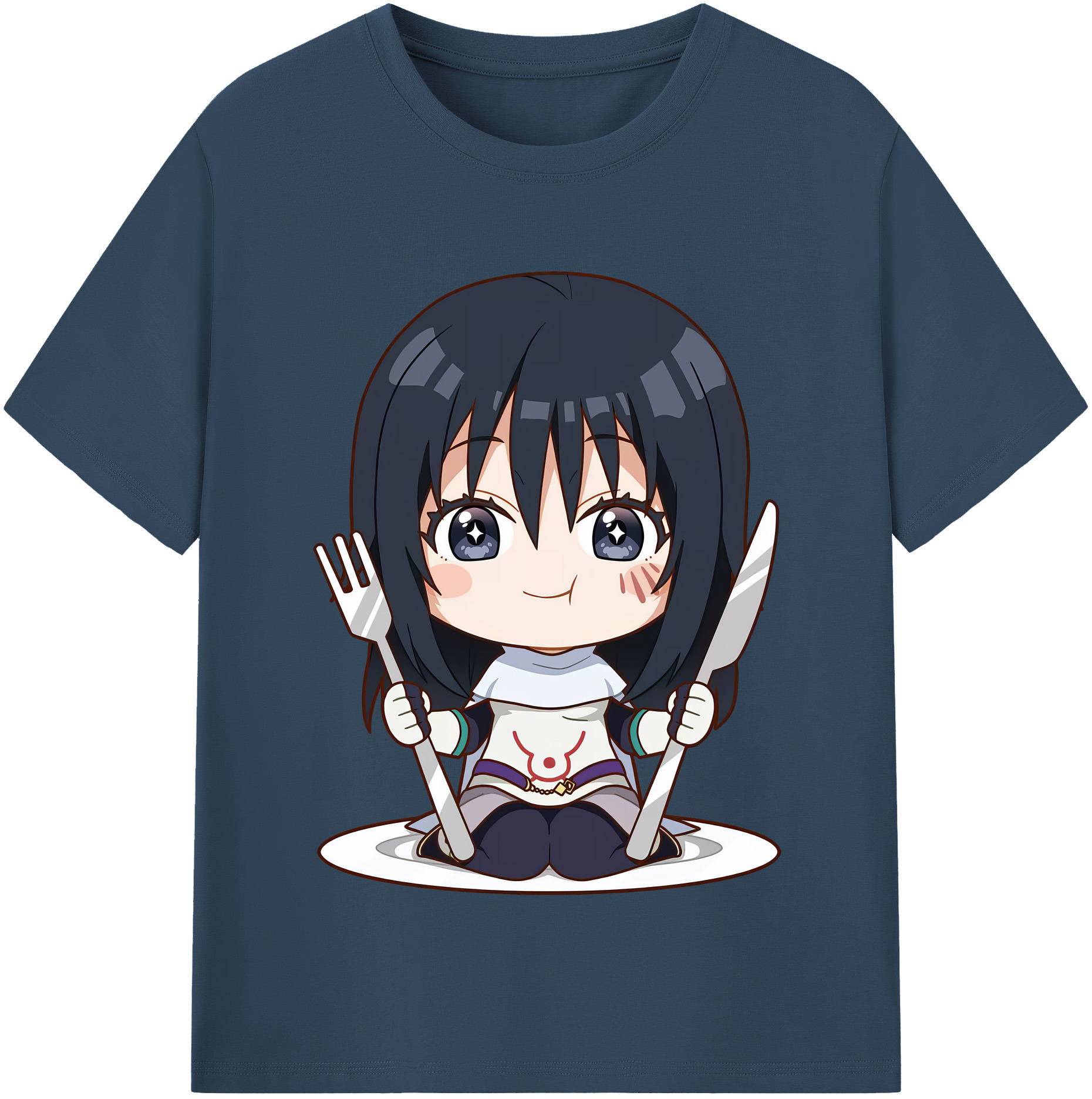 （画像用） 転スラ Regarding Reincarnated to Slime 綿100％半袖Tシャツ（フロントプリント）