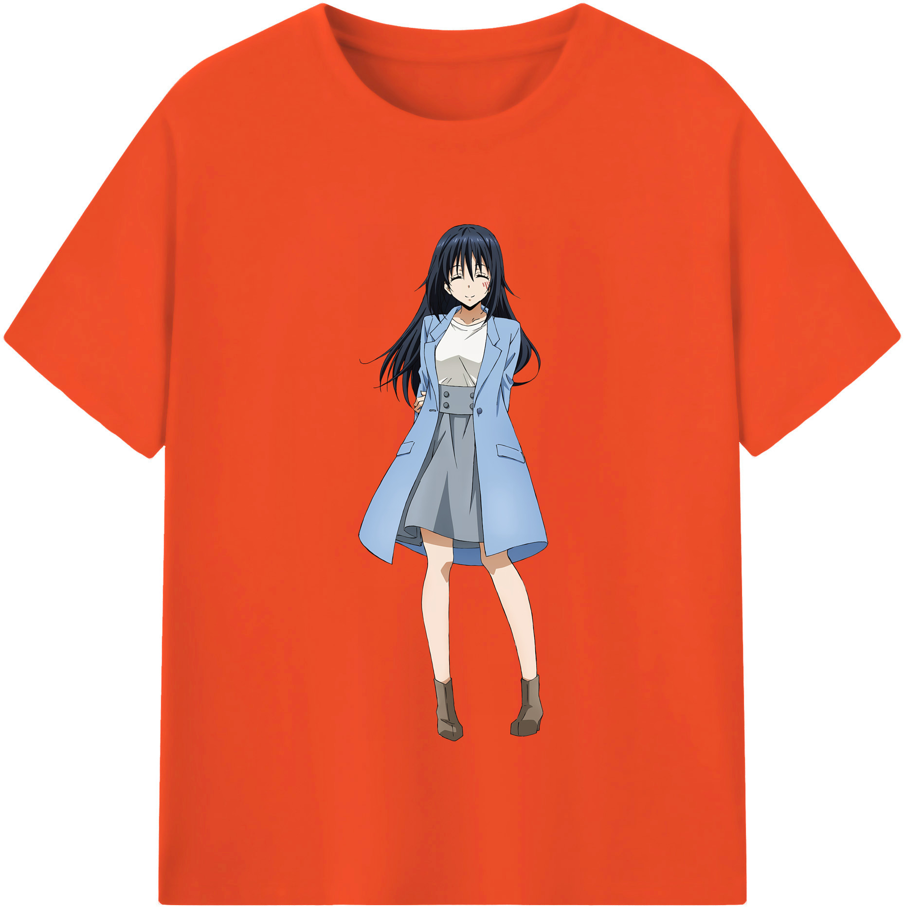 （画像用） 転スラ Regarding Reincarnated to Slime 綿100％半袖Tシャツ（フロントプリント）