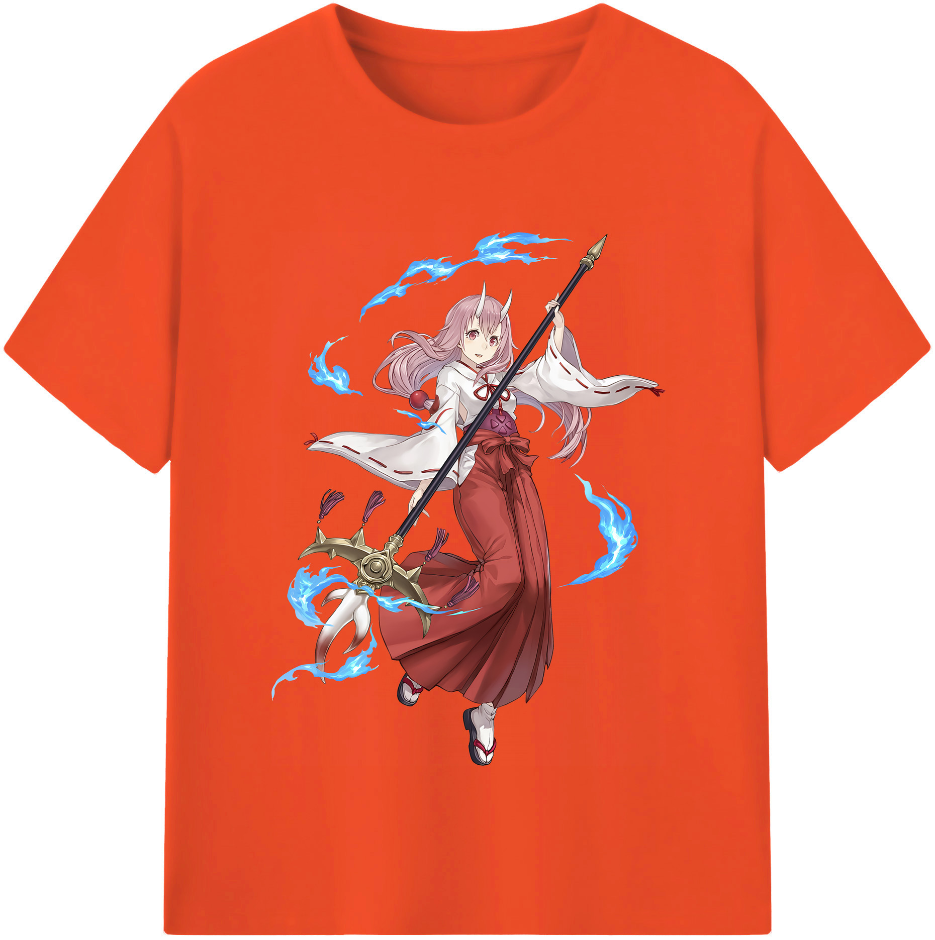 （画像用） 転スラ Regarding Reincarnated to Slime 綿100％半袖Tシャツ（フロントプリント）