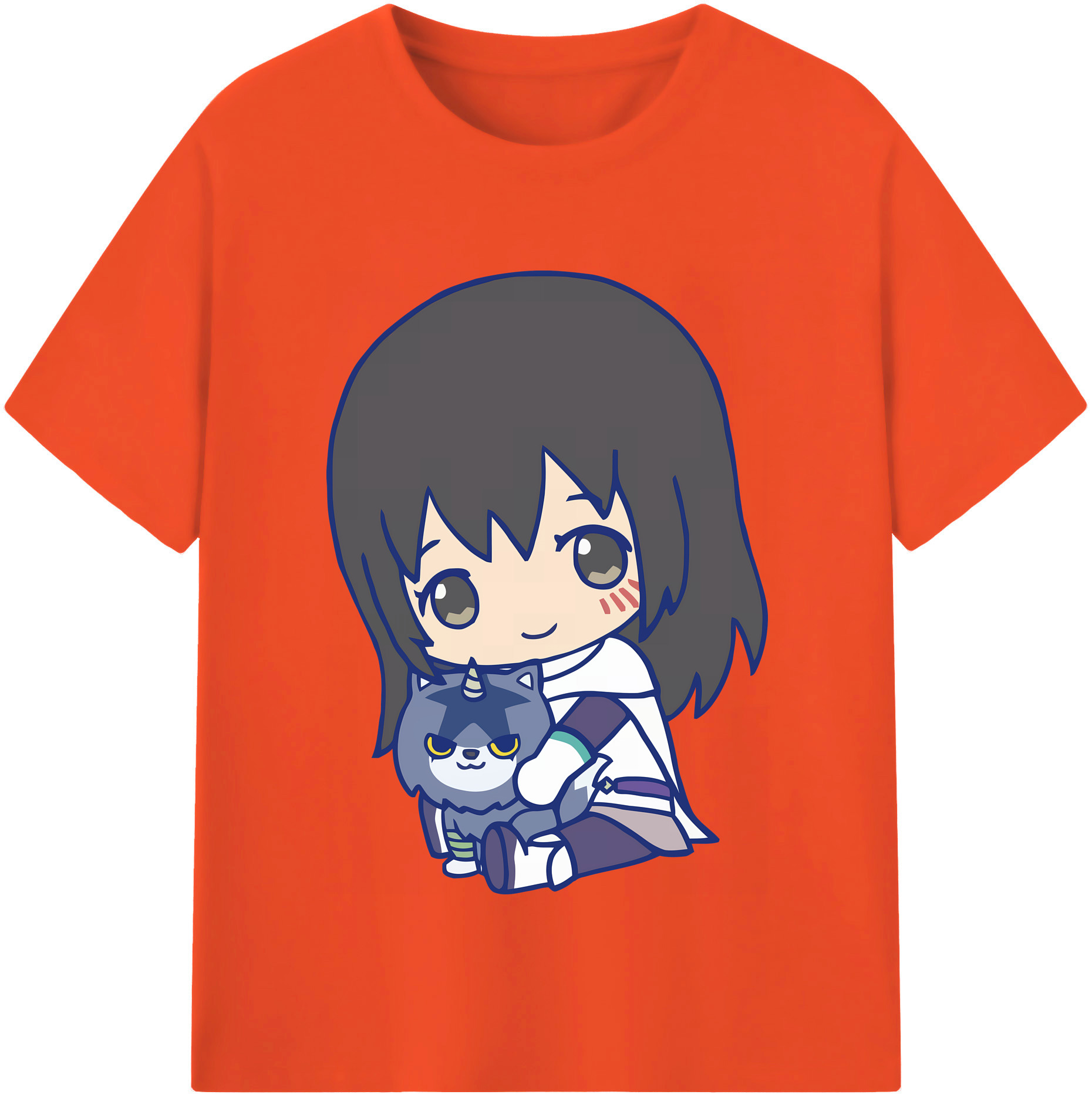 （画像用） 転スラ Regarding Reincarnated to Slime 綿100％半袖Tシャツ（フロントプリント）