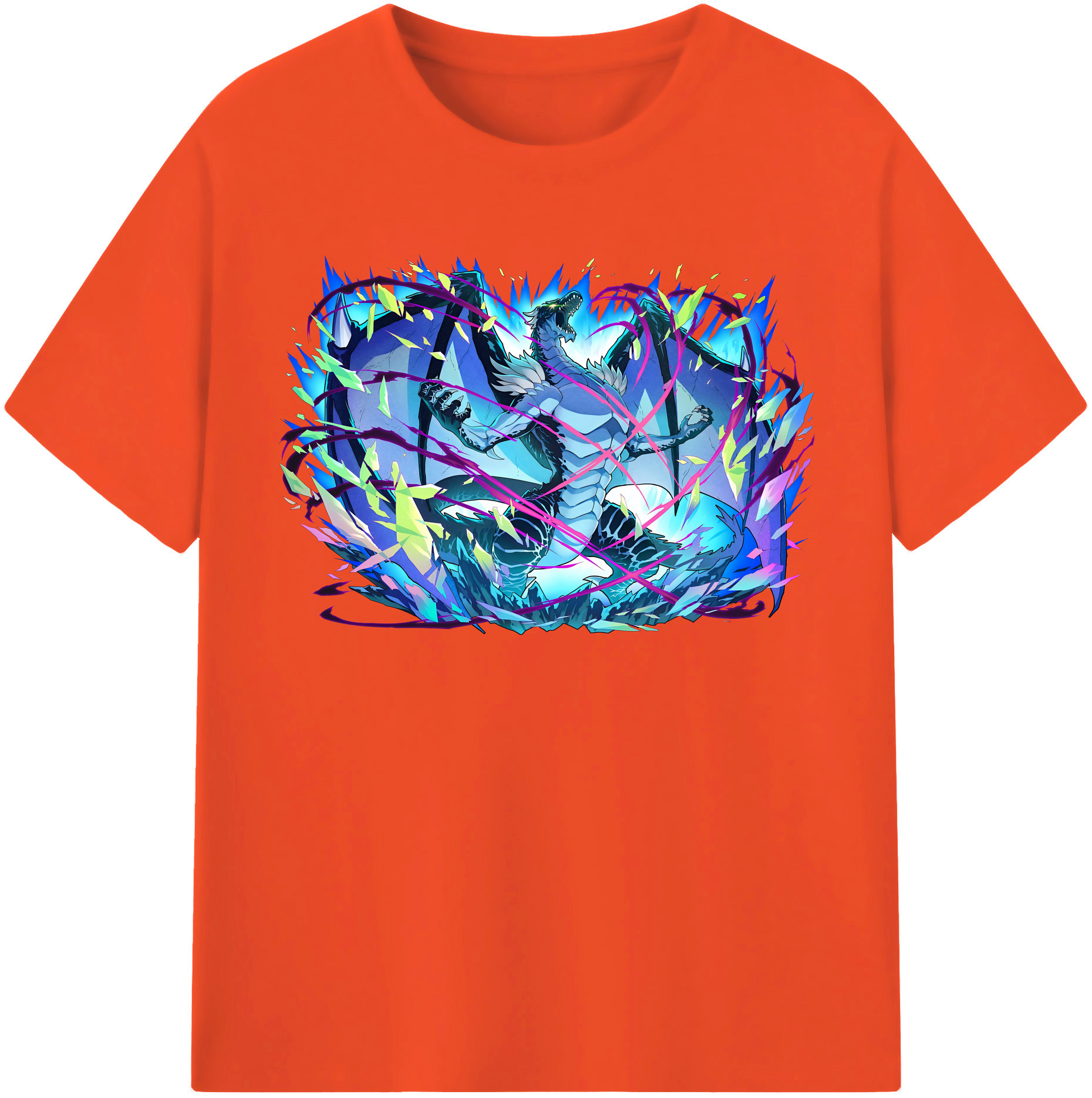 （画像用） 転スラ Regarding Reincarnated to Slime 綿100％半袖Tシャツ（フロントプリント）
