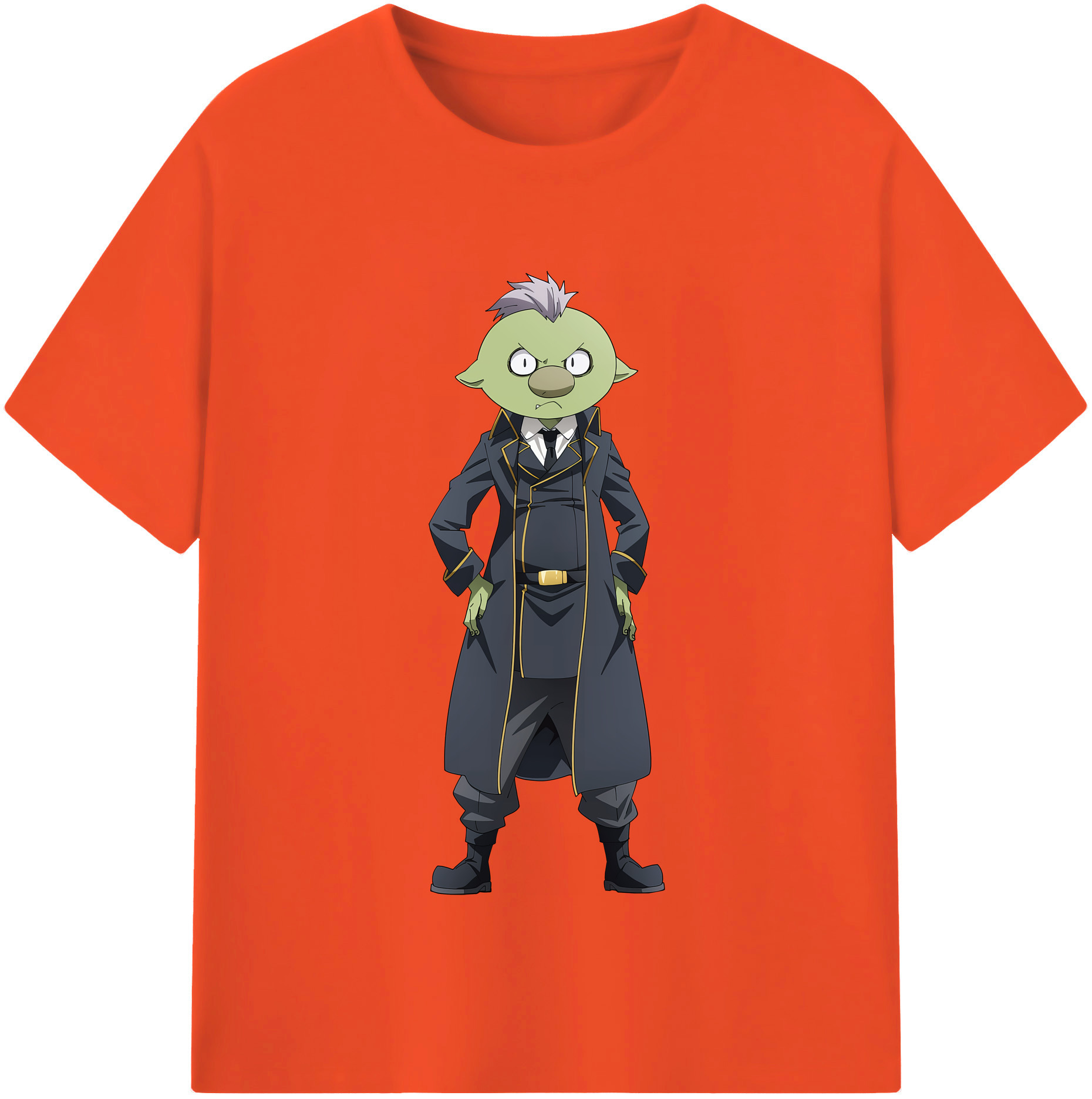 （画像用） 転スラ Regarding Reincarnated to Slime 綿100％半袖Tシャツ（フロントプリント）