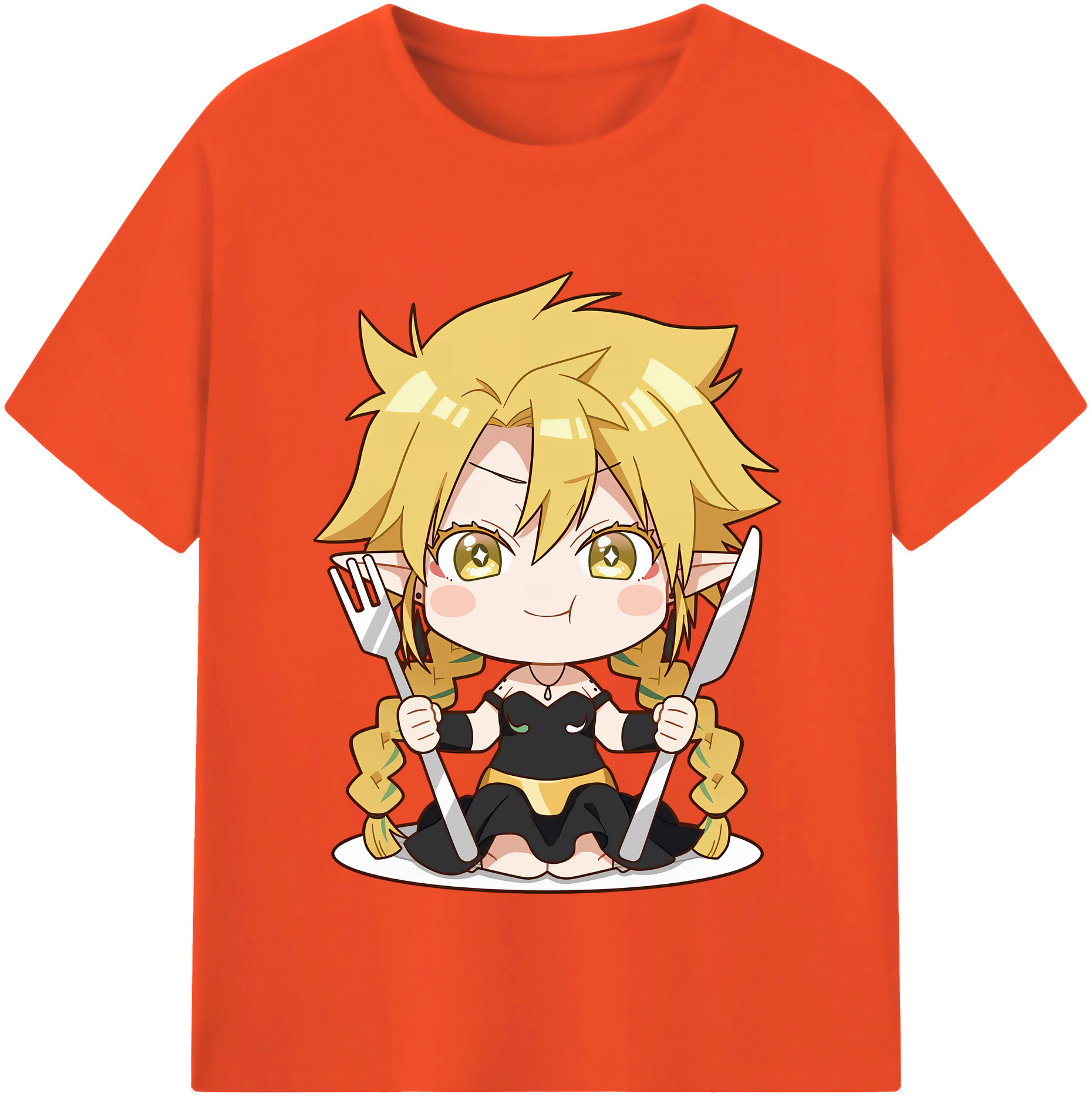 （画像用） 転スラ Regarding Reincarnated to Slime 綿100％半袖Tシャツ（フロントプリント）