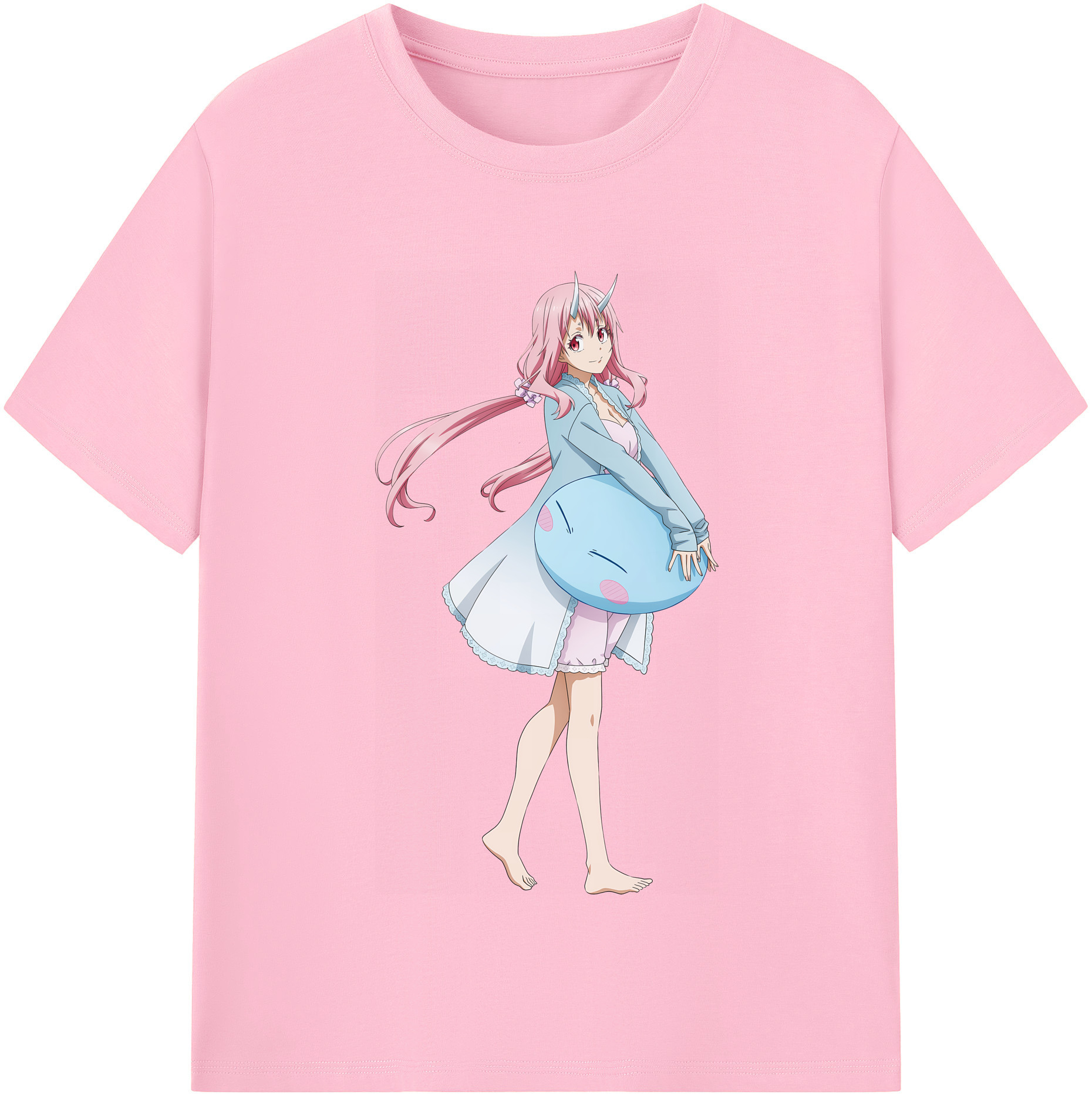 （画像用） 転スラ Regarding Reincarnated to Slime 綿100％半袖Tシャツ（フロントプリント）