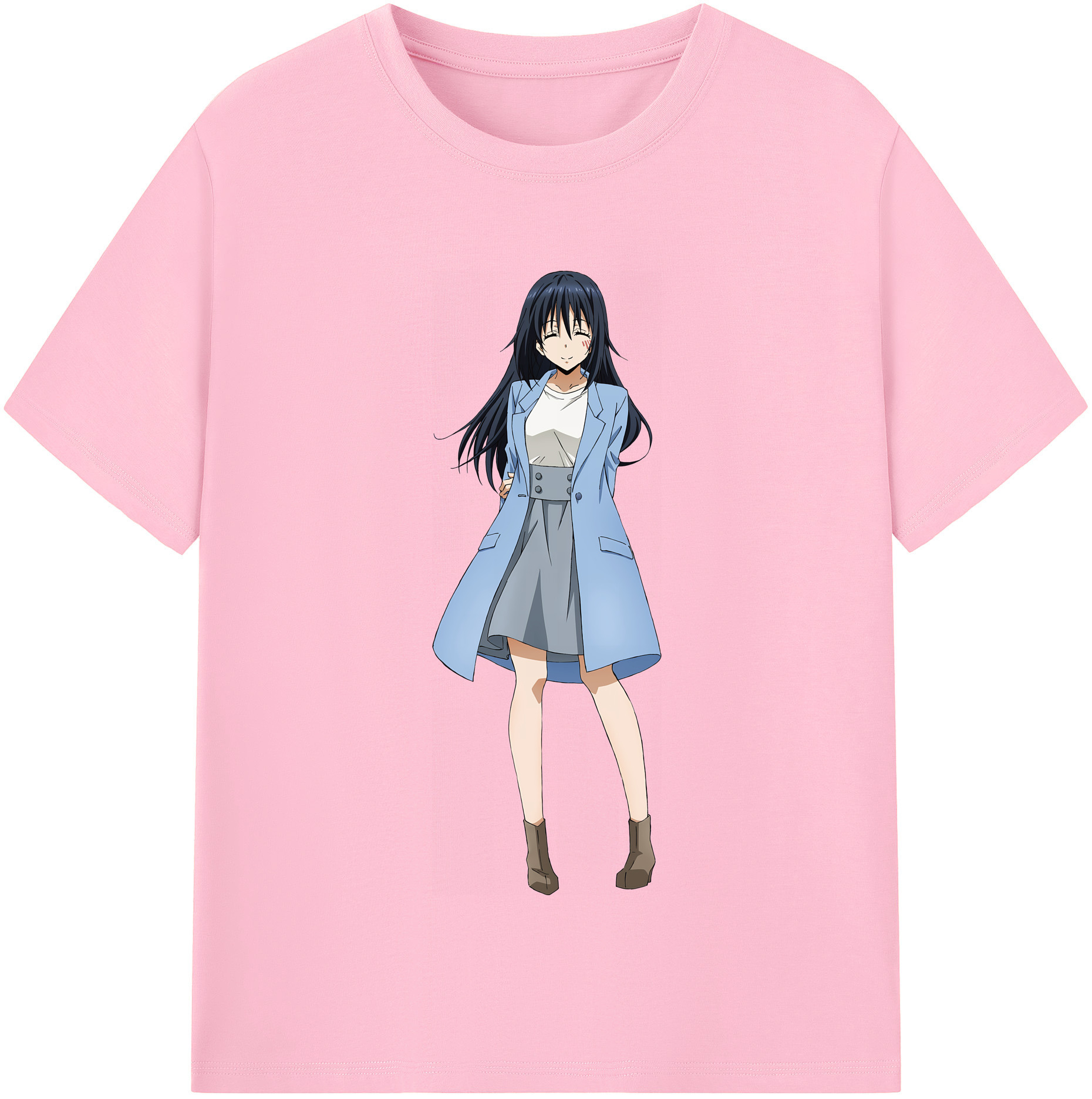 （画像用） 転スラ Regarding Reincarnated to Slime 綿100％半袖Tシャツ（フロントプリント）