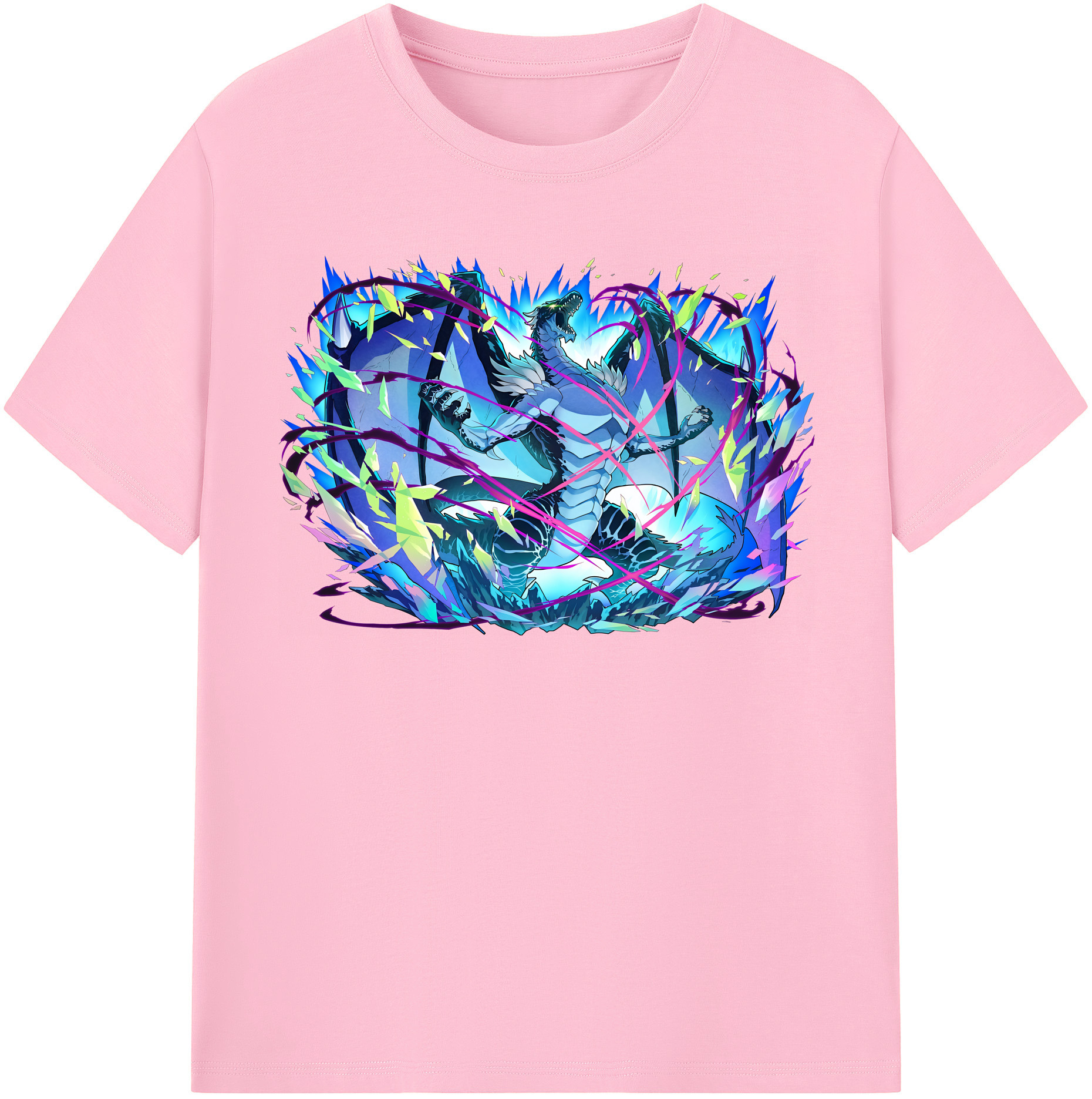 （画像用） 転スラ Regarding Reincarnated to Slime 綿100％半袖Tシャツ（フロントプリント）