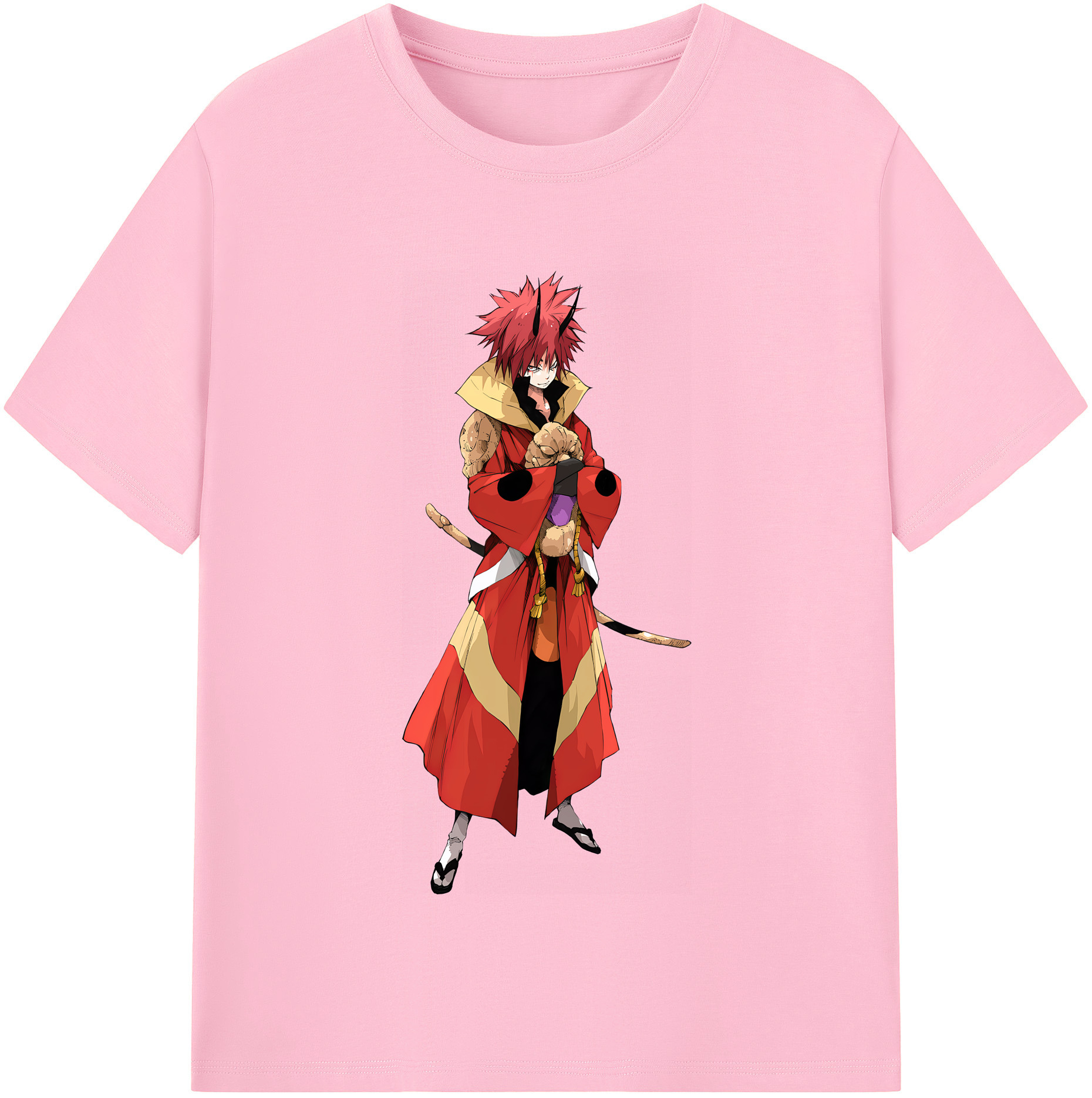 （画像用） 転スラ Regarding Reincarnated to Slime 綿100％半袖Tシャツ（フロントプリント）