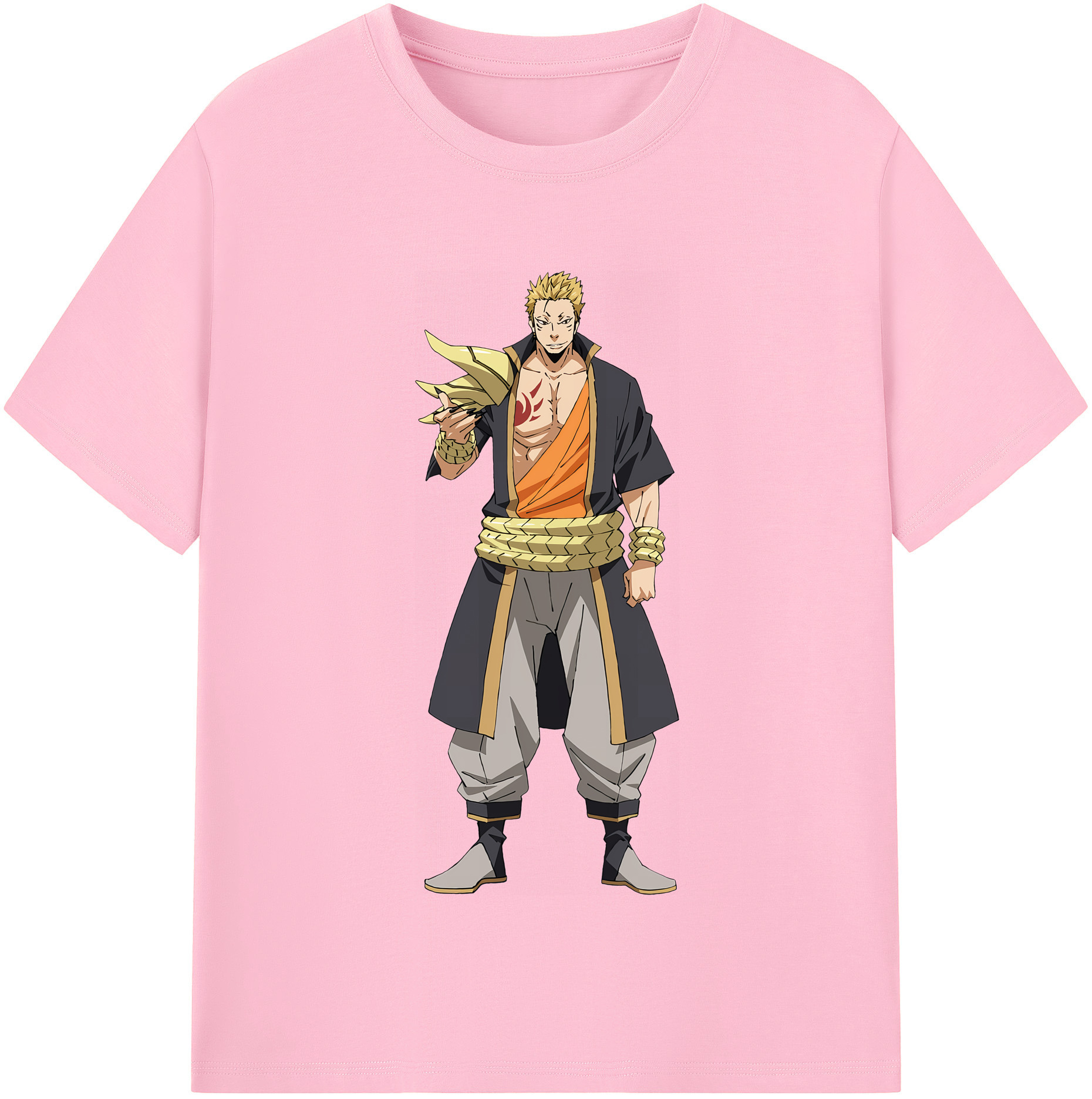（画像用） 転スラ Regarding Reincarnated to Slime 綿100％半袖Tシャツ（フロントプリント）