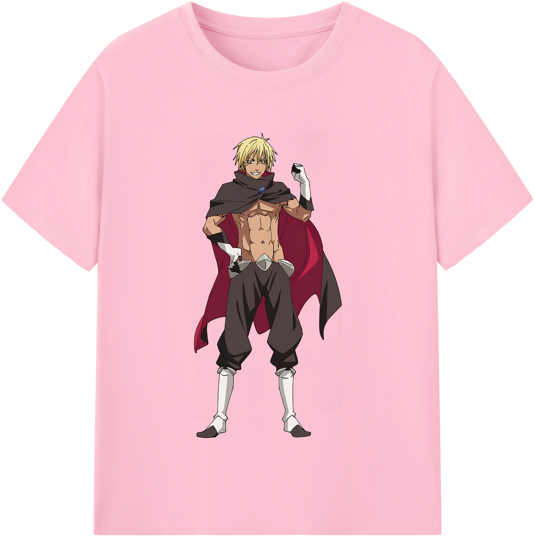（画像用） 転スラ Regarding Reincarnated to Slime 綿100％半袖Tシャツ（フロントプリント）