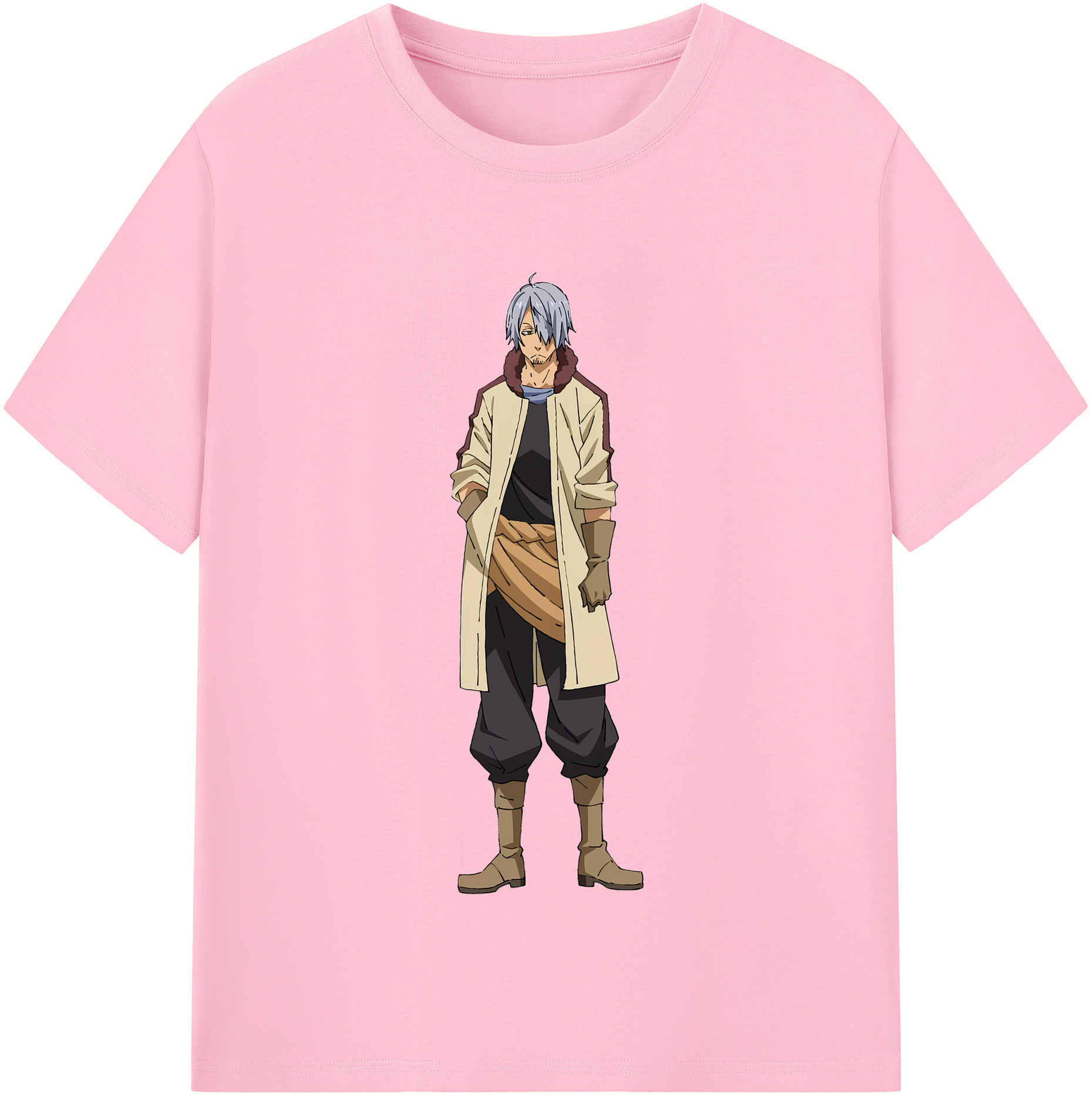 （画像用） 転スラ Regarding Reincarnated to Slime 綿100％半袖Tシャツ（フロントプリント）