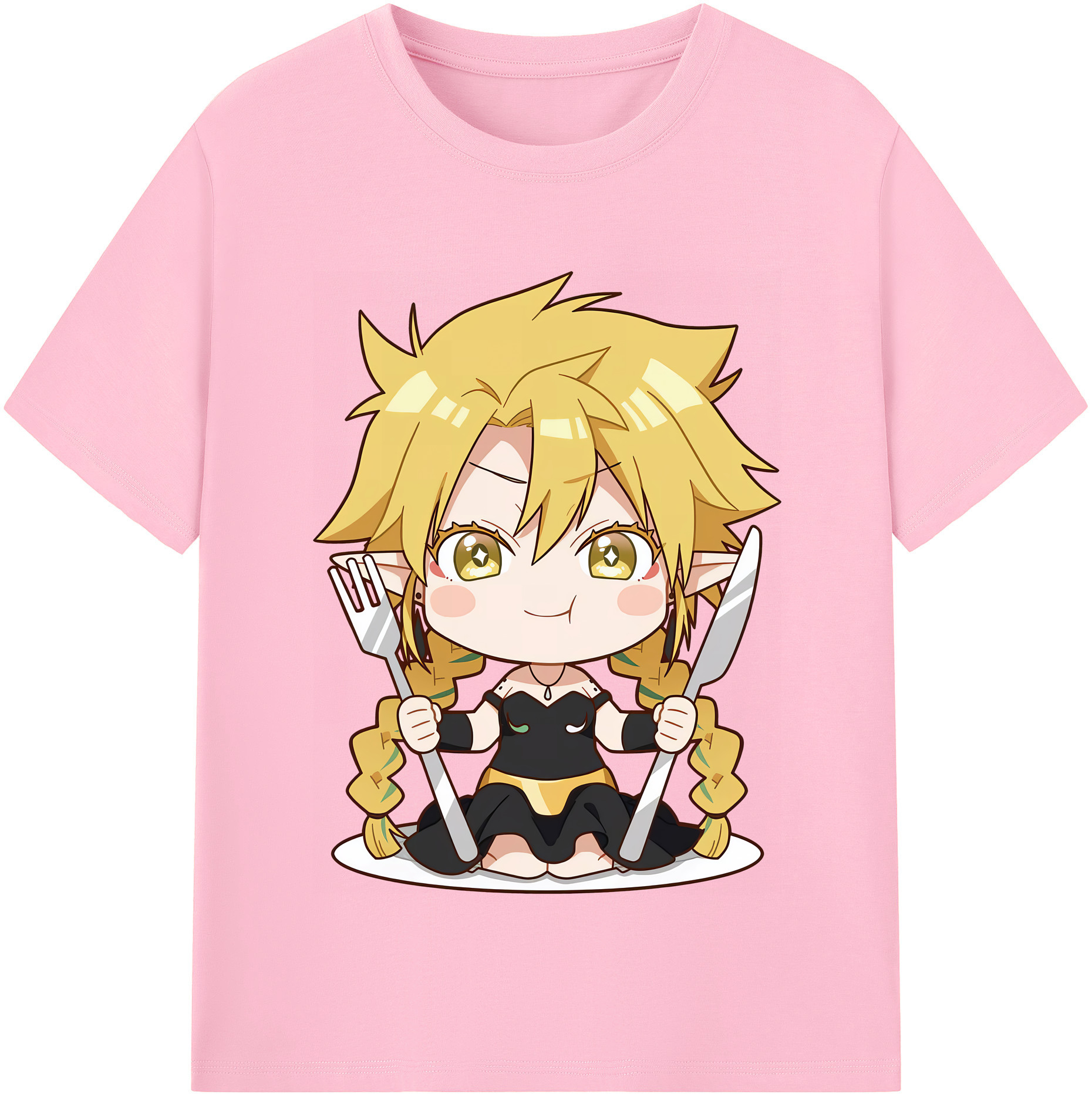 （画像用） 転スラ Regarding Reincarnated to Slime 綿100％半袖Tシャツ（フロントプリント）