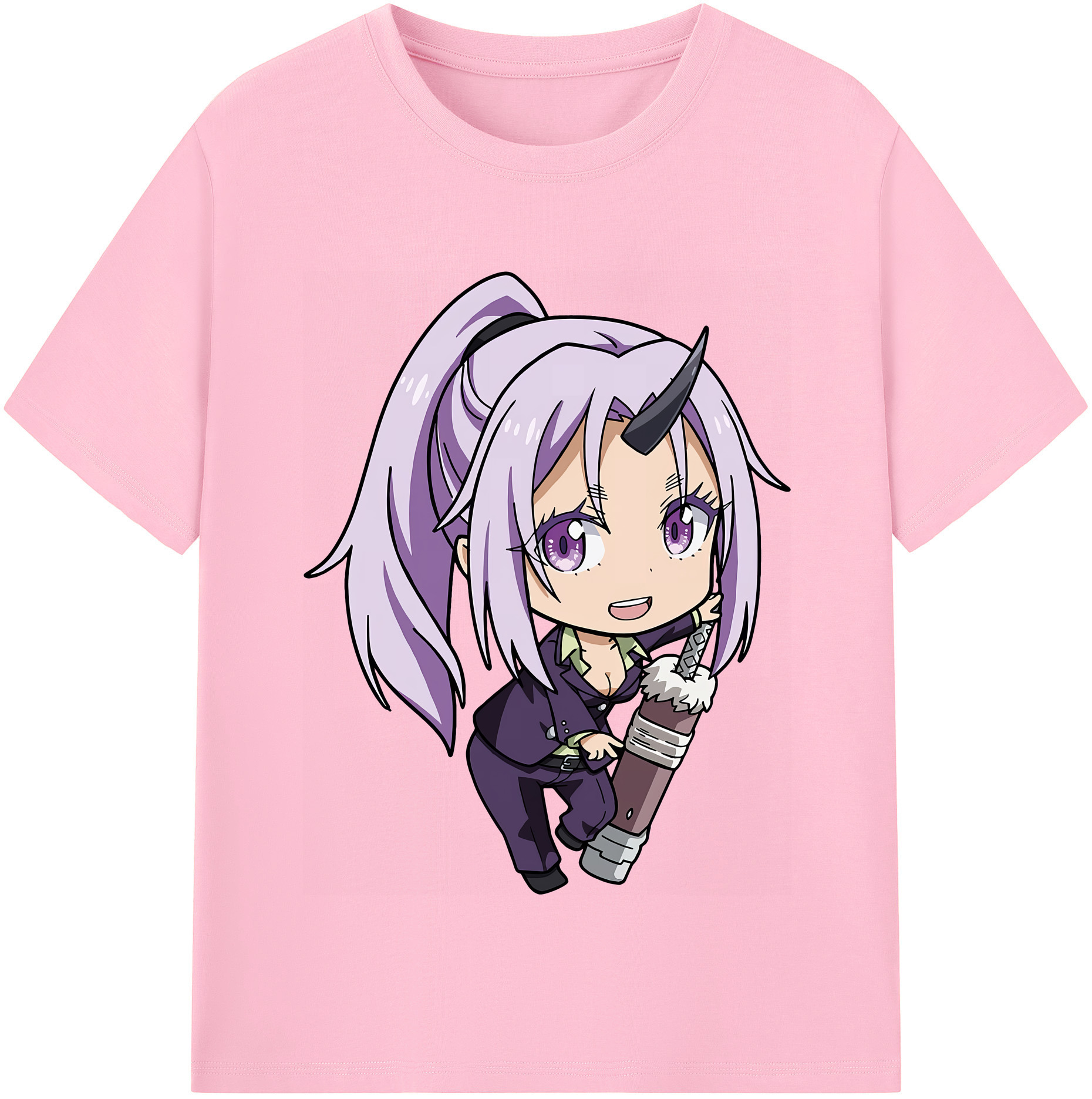 （画像用） 転スラ Regarding Reincarnated to Slime 綿100％半袖Tシャツ（フロントプリント）
