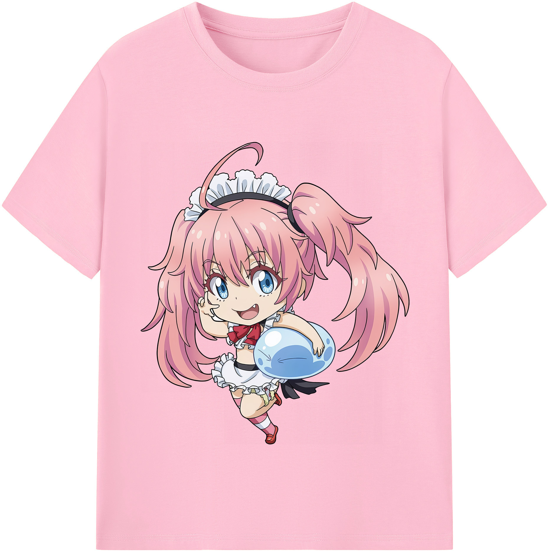 （画像用） 転スラ Regarding Reincarnated to Slime 綿100％半袖Tシャツ（フロントプリント）