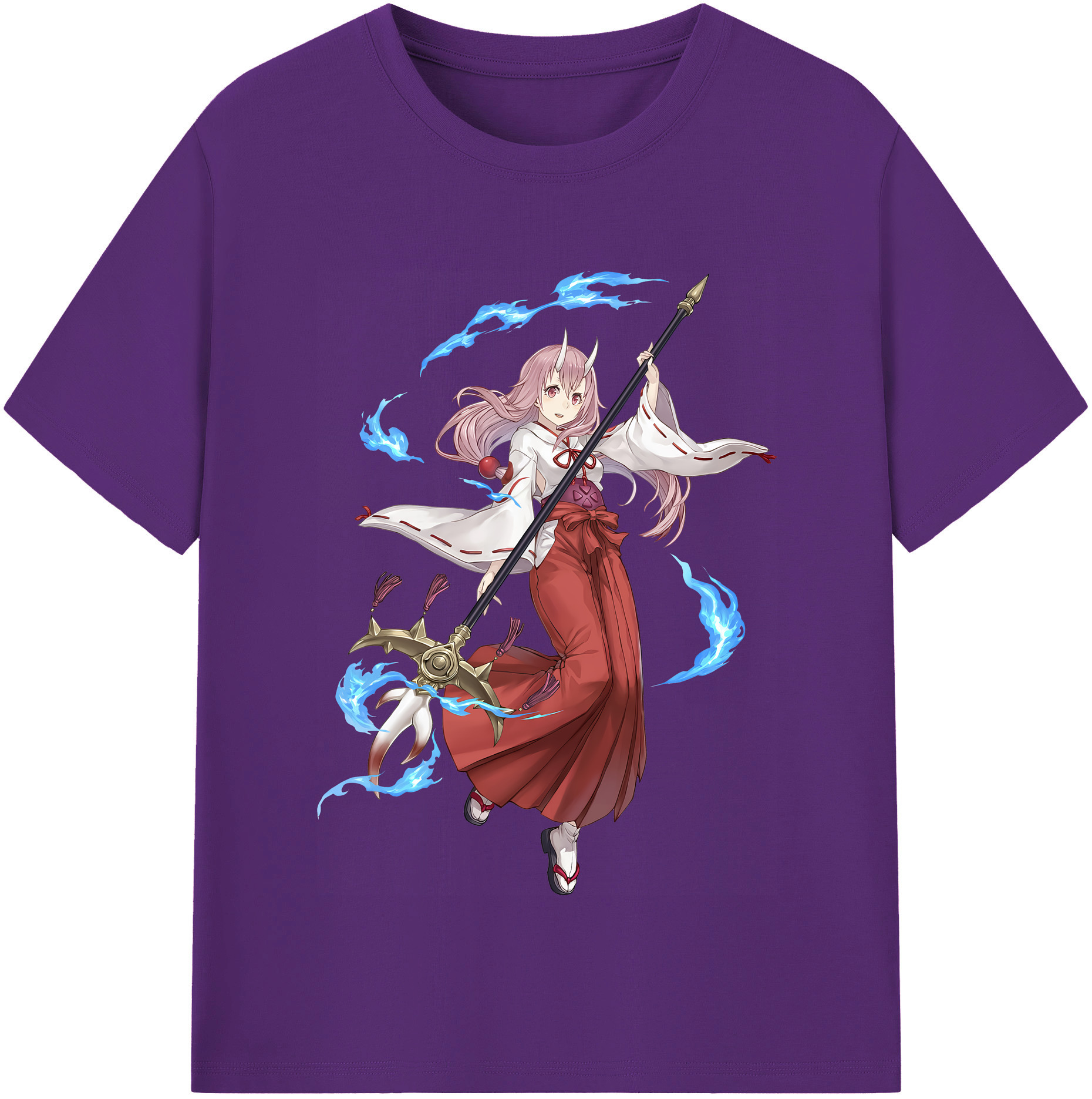 （画像用） 転スラ Regarding Reincarnated to Slime 綿100％半袖Tシャツ（フロントプリント）