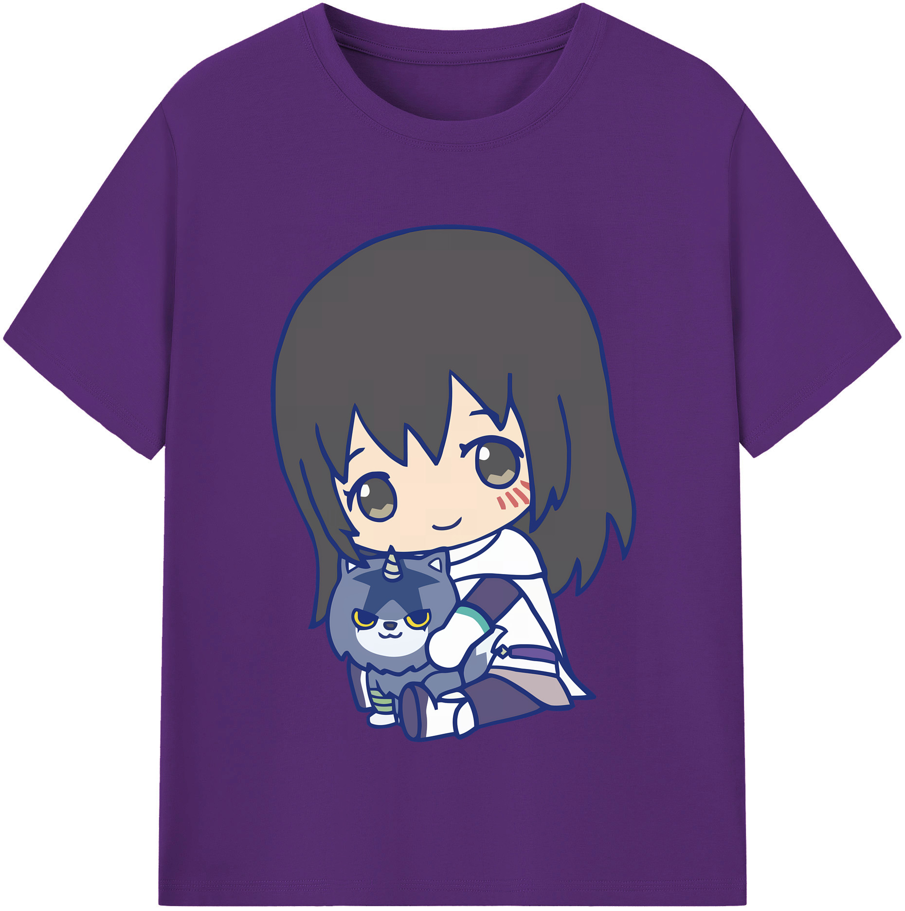 （画像用） 転スラ Regarding Reincarnated to Slime 綿100％半袖Tシャツ（フロントプリント）