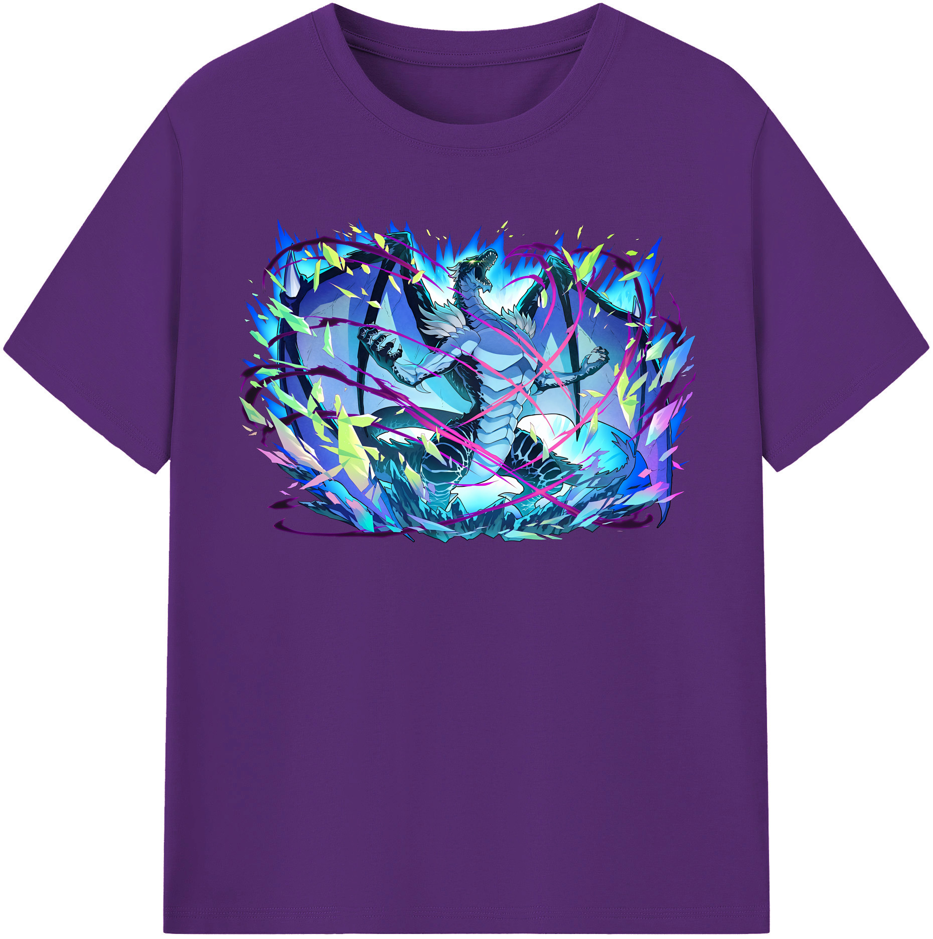 （画像用） 転スラ Regarding Reincarnated to Slime 綿100％半袖Tシャツ（フロントプリント）