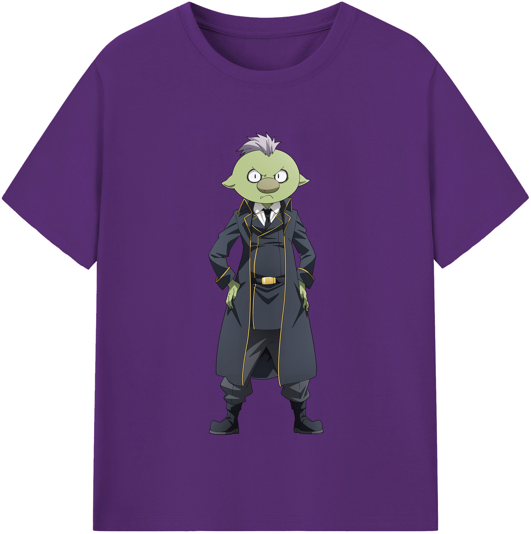 （画像用） 転スラ Regarding Reincarnated to Slime 綿100％半袖Tシャツ（フロントプリント）
