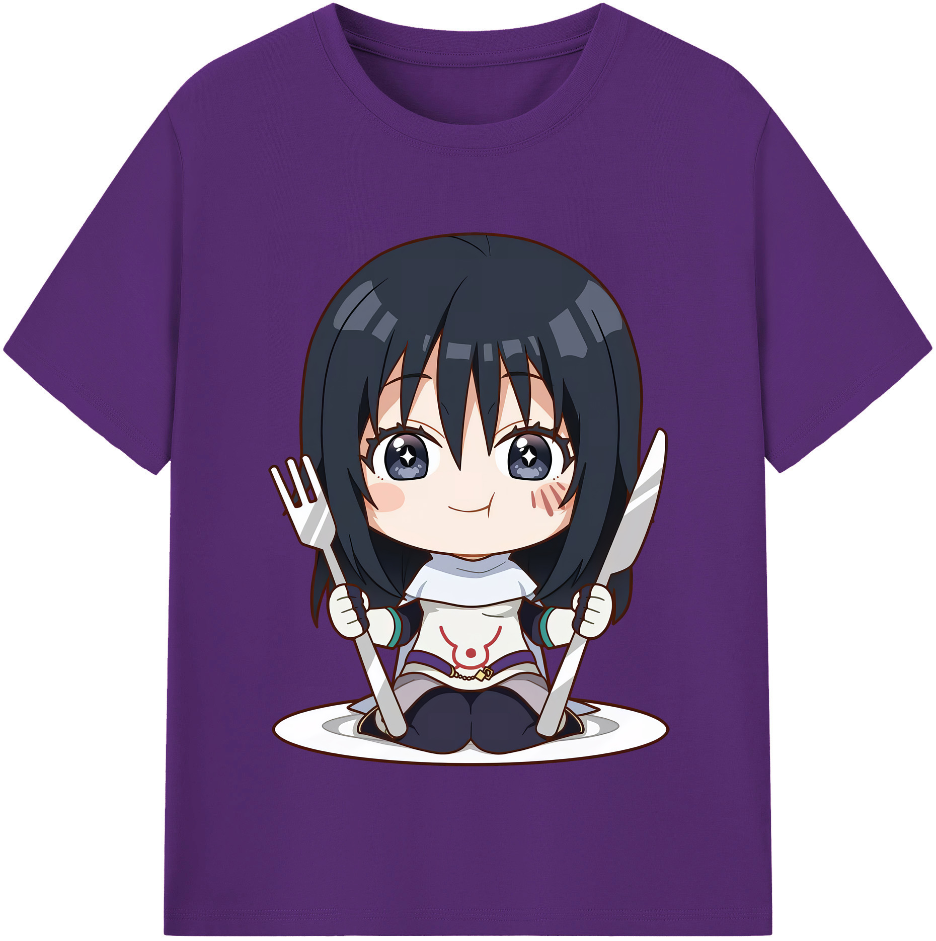 （画像用） 転スラ Regarding Reincarnated to Slime 綿100％半袖Tシャツ（フロントプリント）