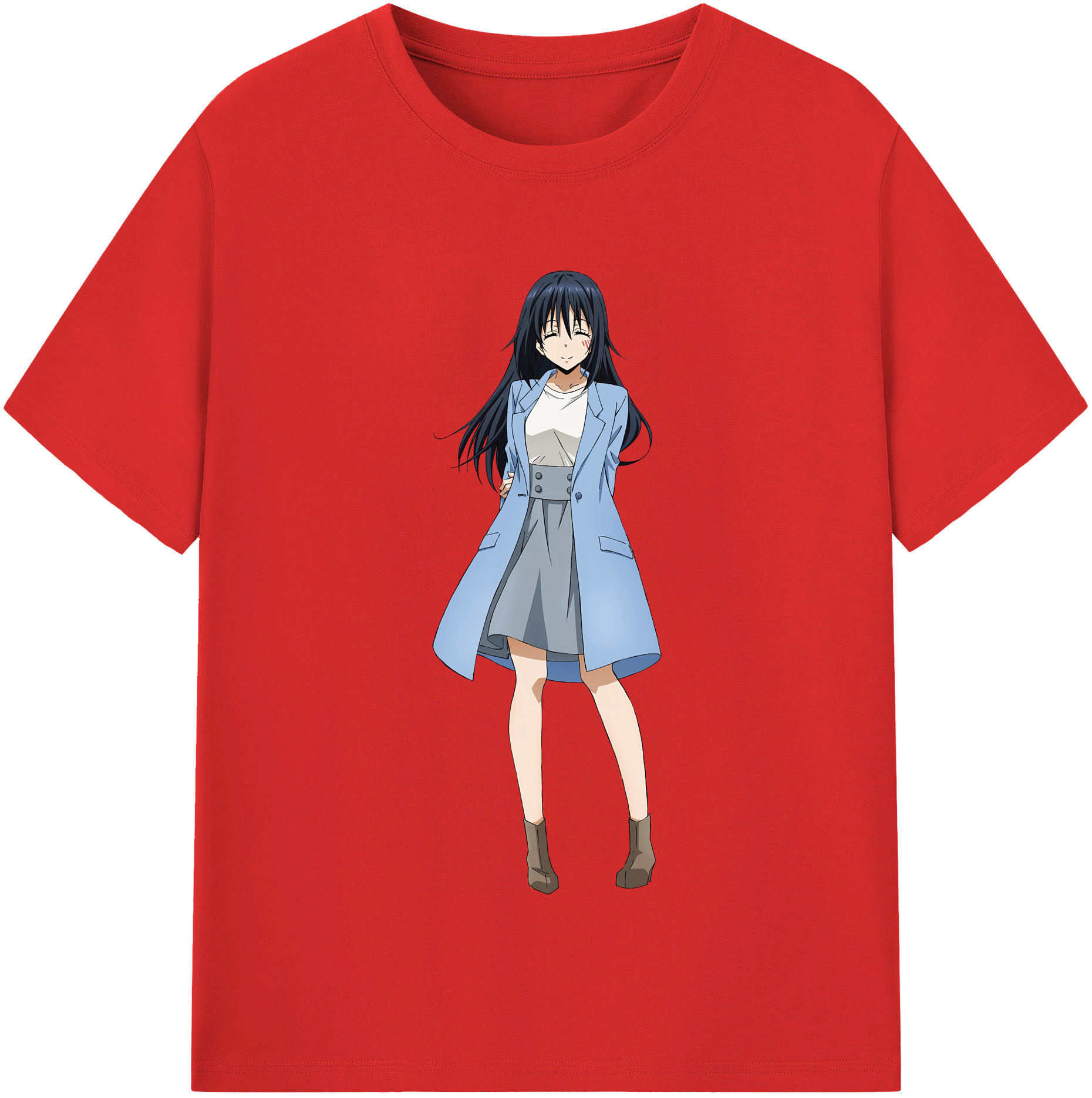 （画像用） 転スラ Regarding Reincarnated to Slime 綿100％半袖Tシャツ（フロントプリント）