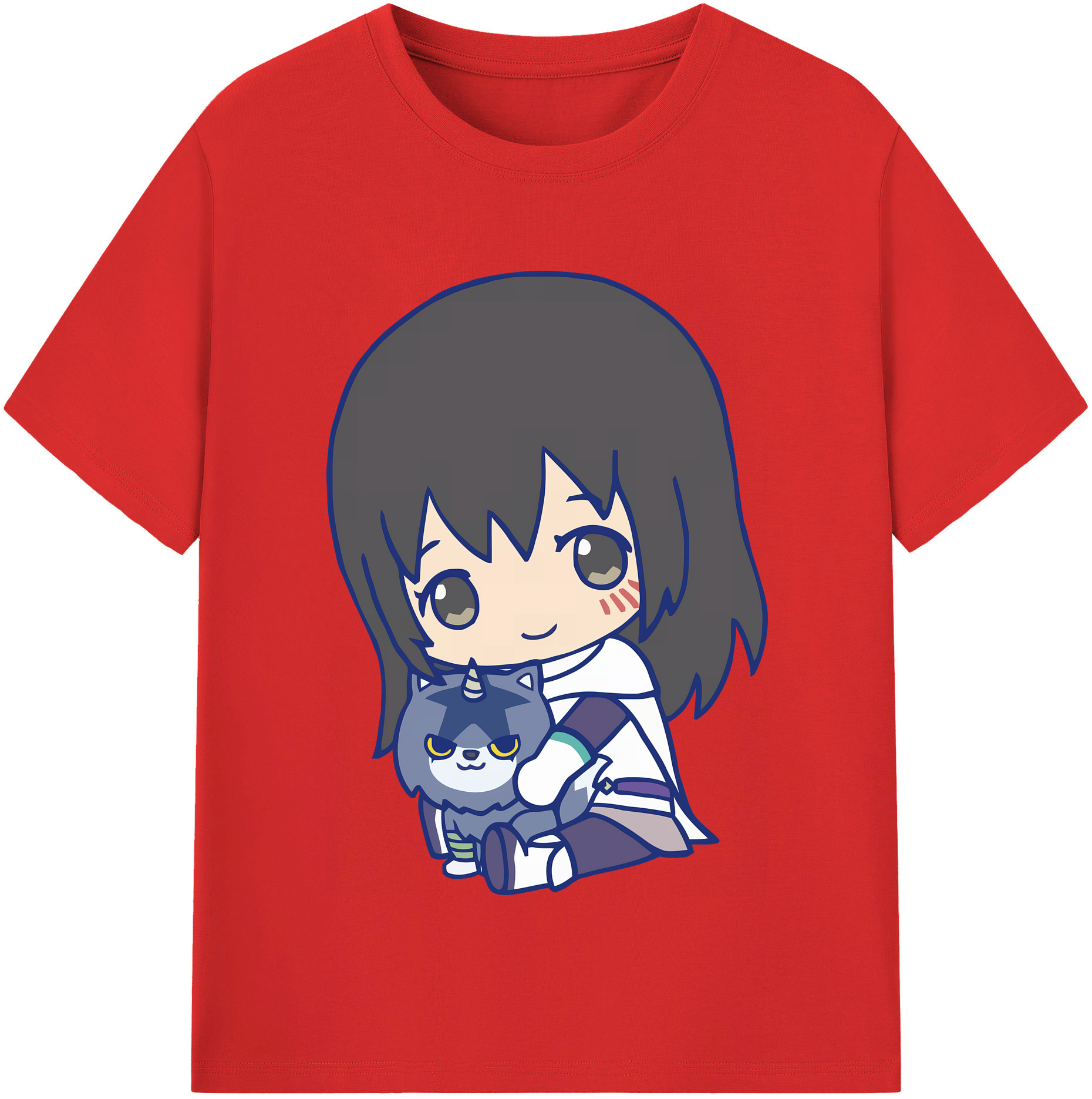 （画像用） 転スラ Regarding Reincarnated to Slime 綿100％半袖Tシャツ（フロントプリント）